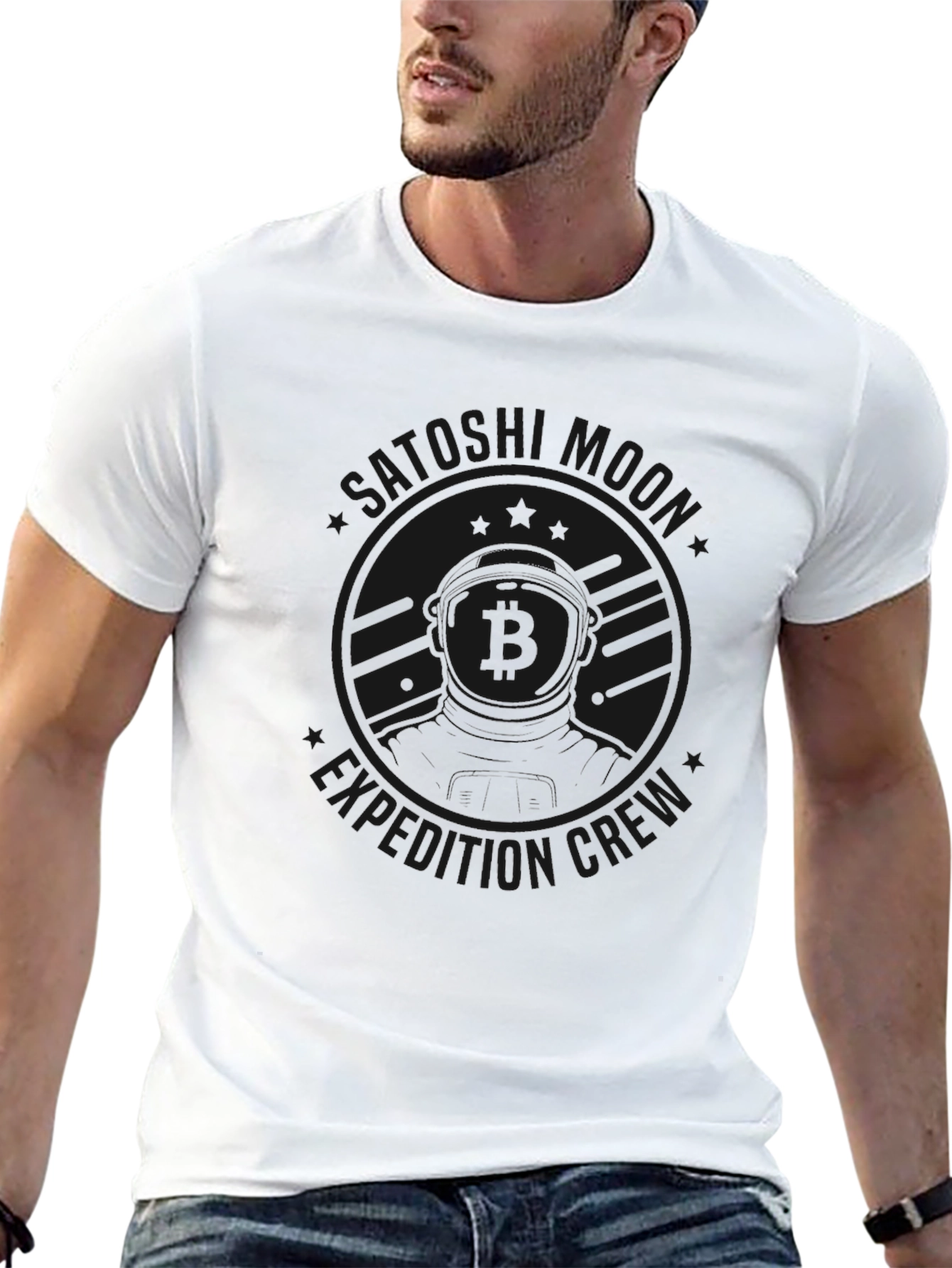 Crystal Moon Expedition Crew Black T-Shirt