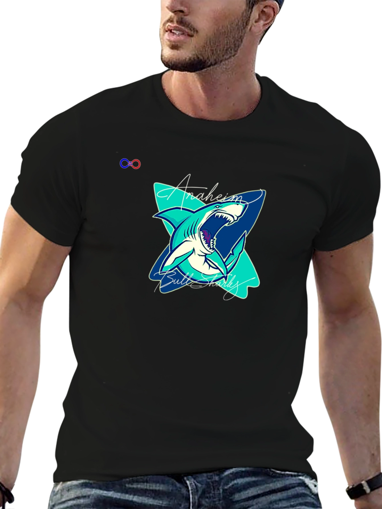 Anaheim Bull Sharks Graphic Tee - Black