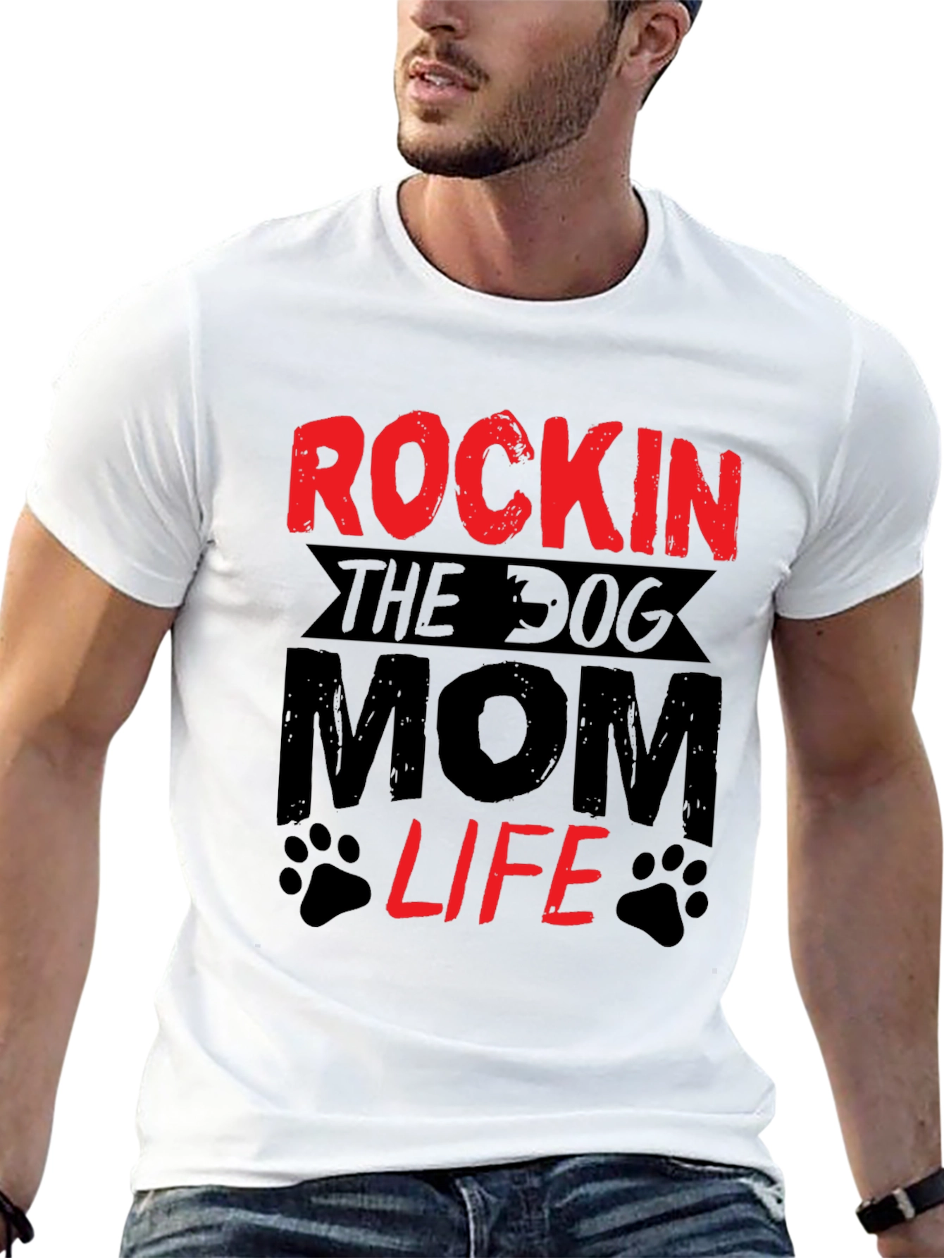 Rockin The Dog Mom Life T-Shirt