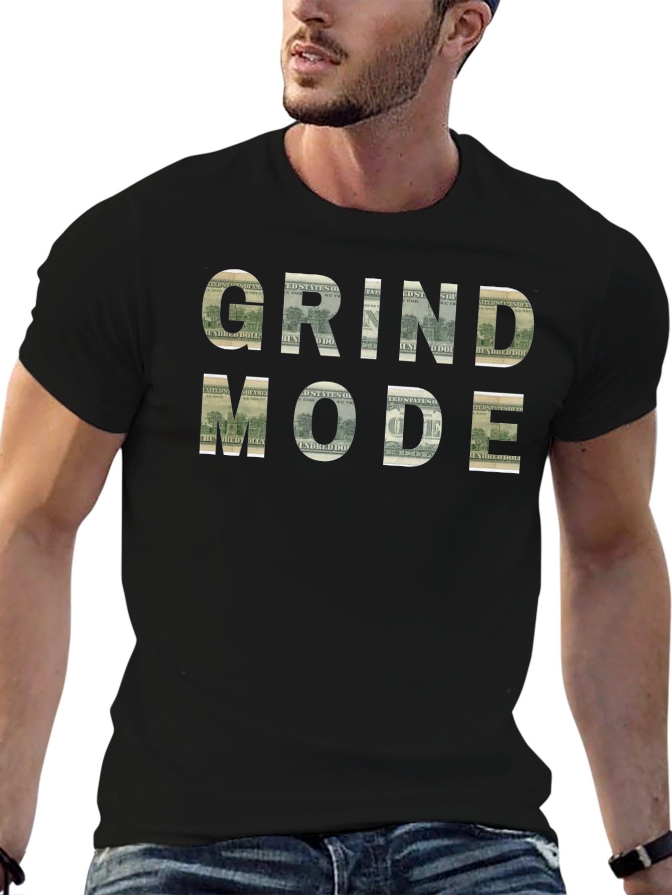 Grind Mode T-Shirt - Money Design