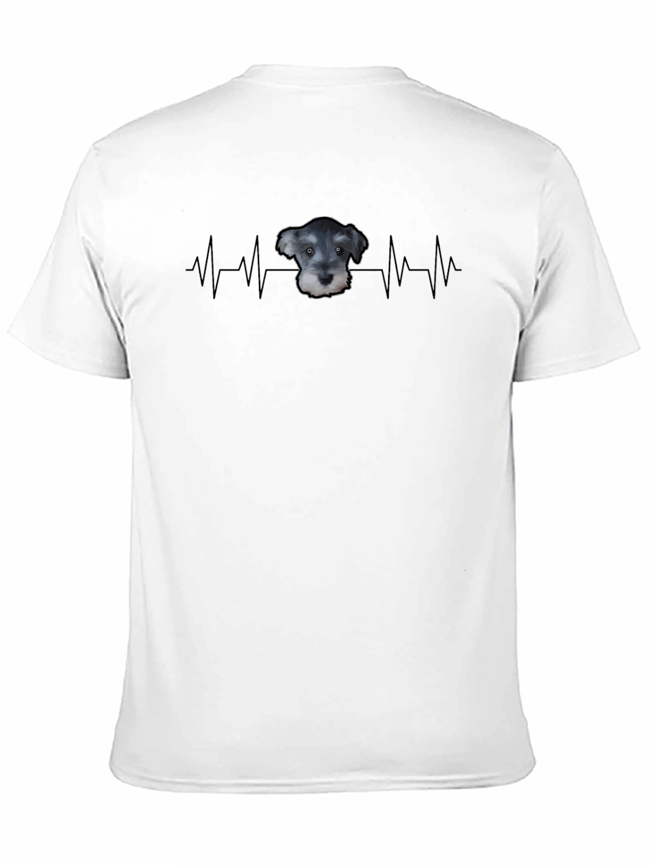 Schnauzer Heartbeat T-Shirt - Dog Lover Tee