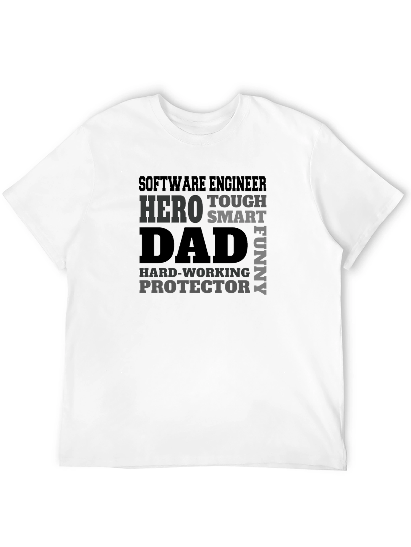 Software Engineer Dad T-Shirt - Hero Protector Funny