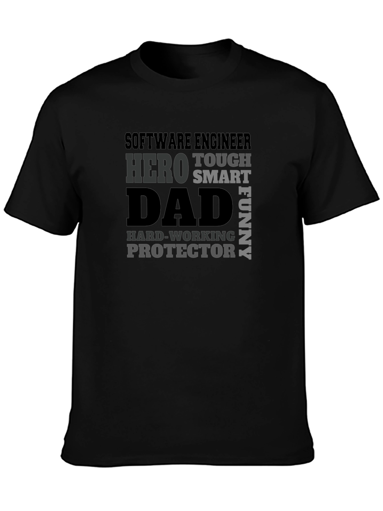 Software Engineer Dad T-Shirt - Hero Protector Funny