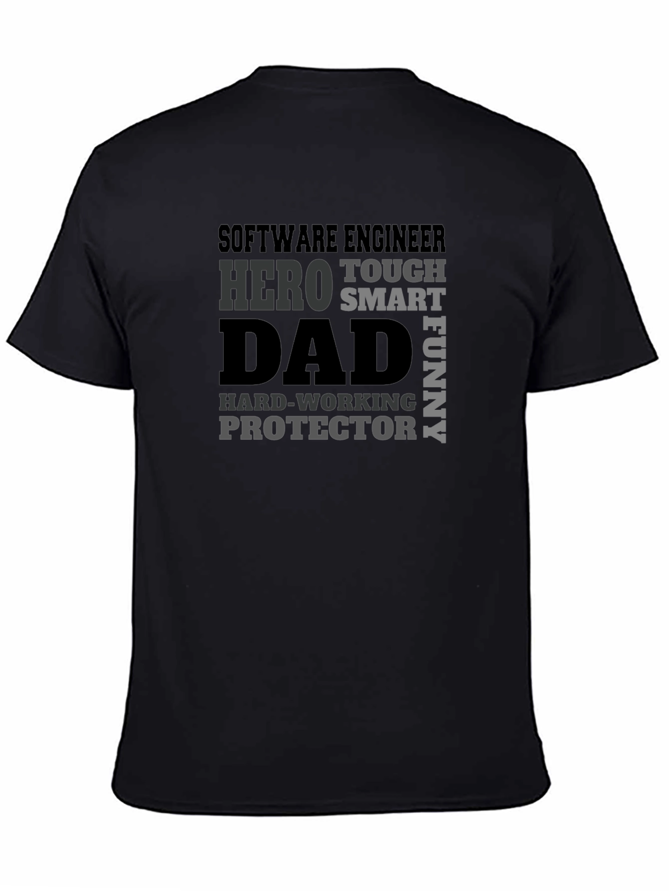 Software Engineer Dad T-Shirt - Hero Protector Funny