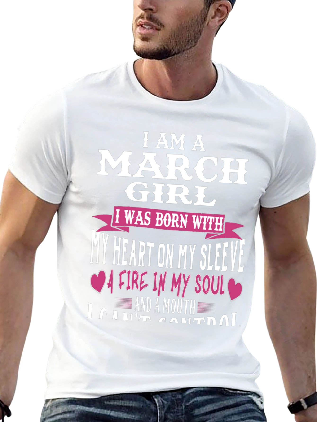 I Am A March Girl T-Shirt