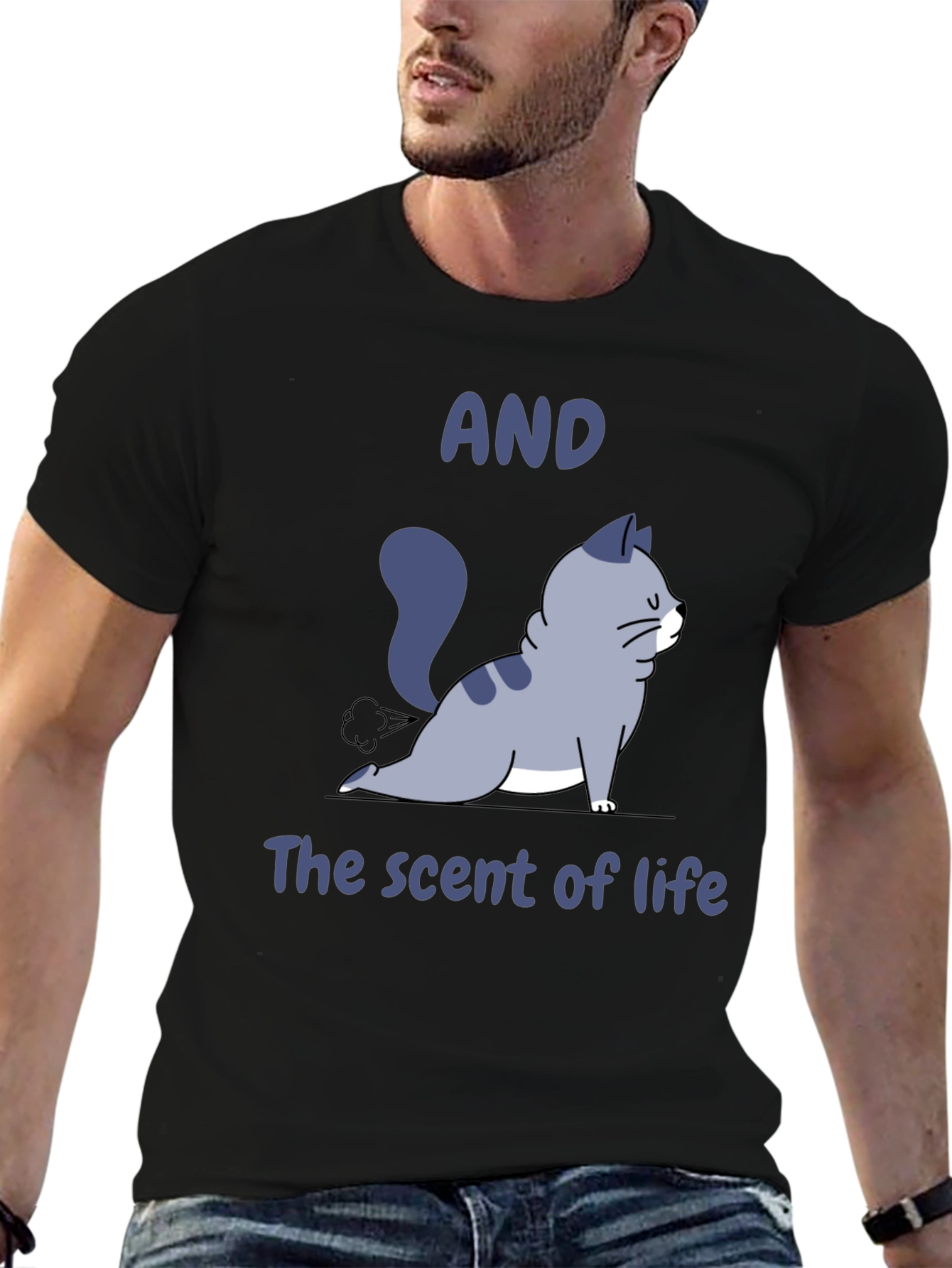 Funny Cat Fart T-Shirt - Scent of Life