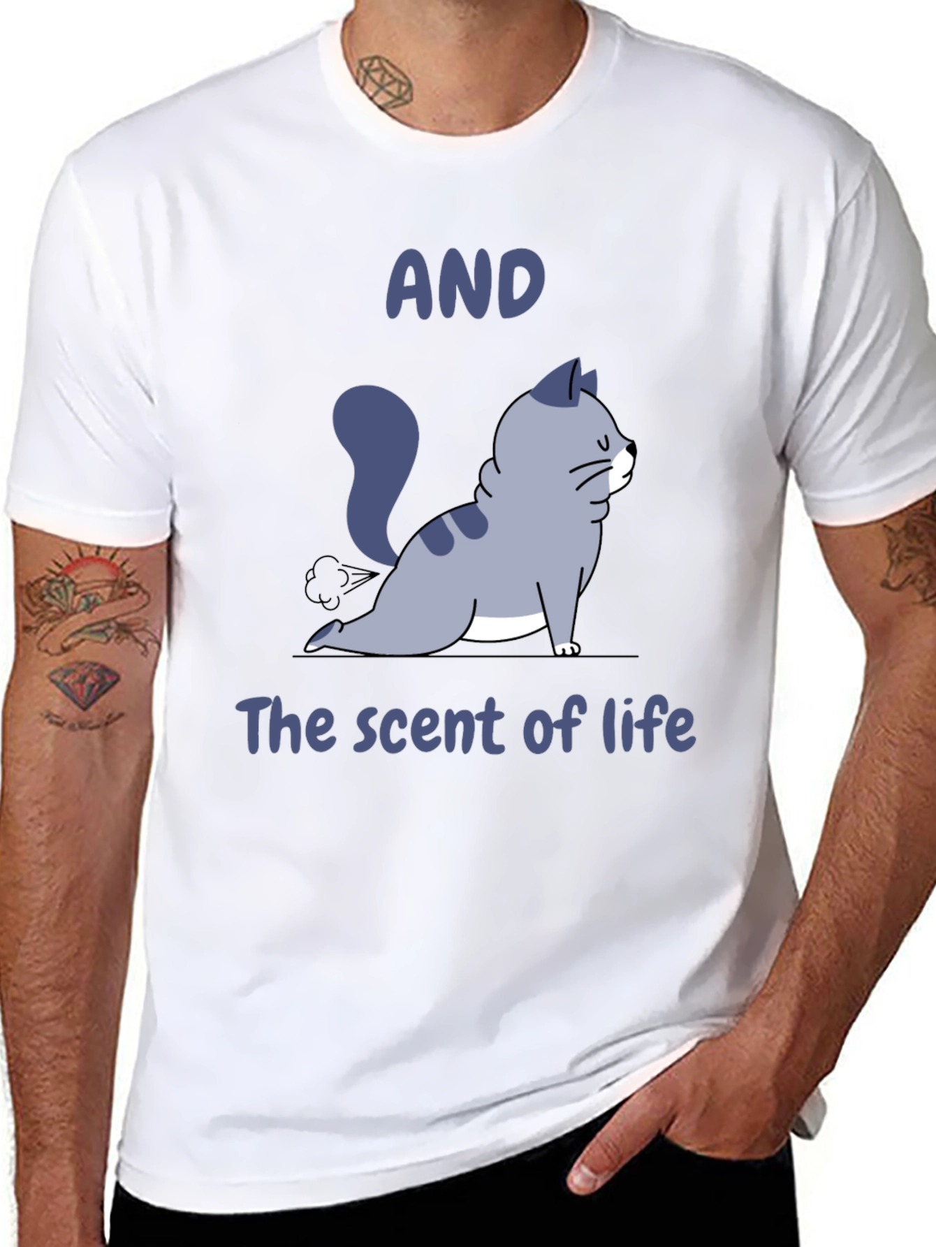 Funny Cat Fart T-Shirt - Scent of Life