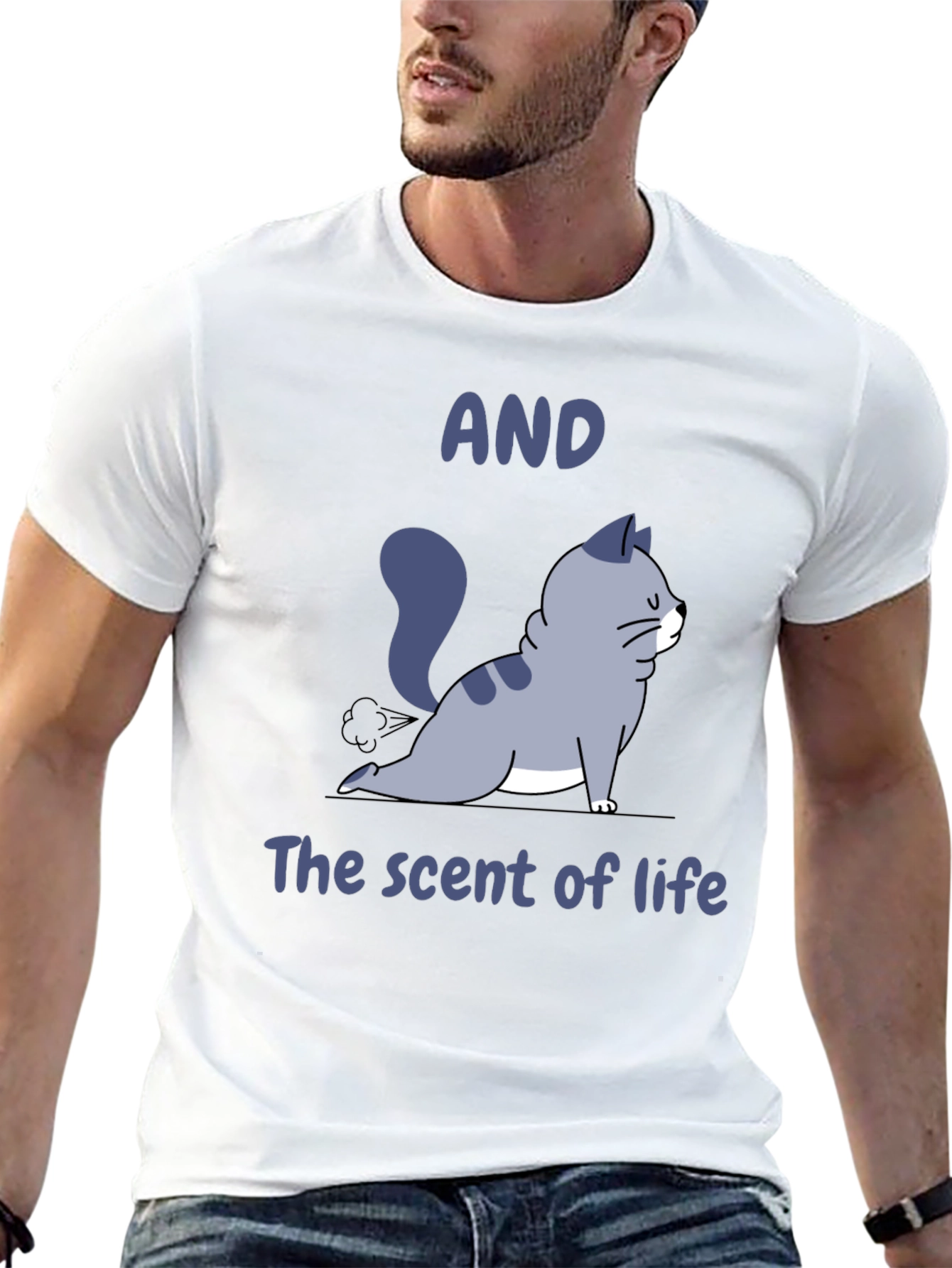 Funny Cat Fart T-Shirt - Scent of Life