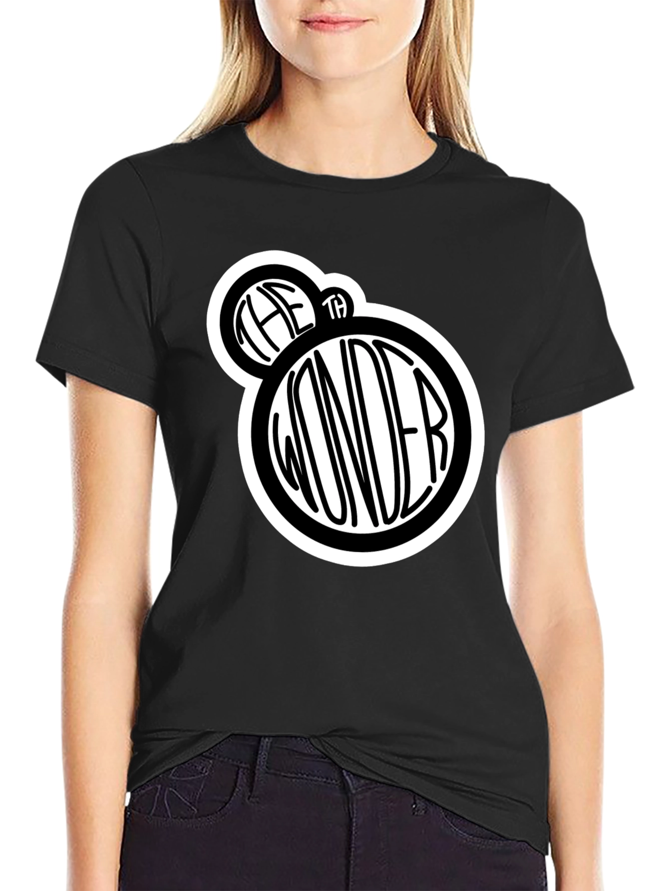 The Wonder Circle Graphic T-Shirt - Black