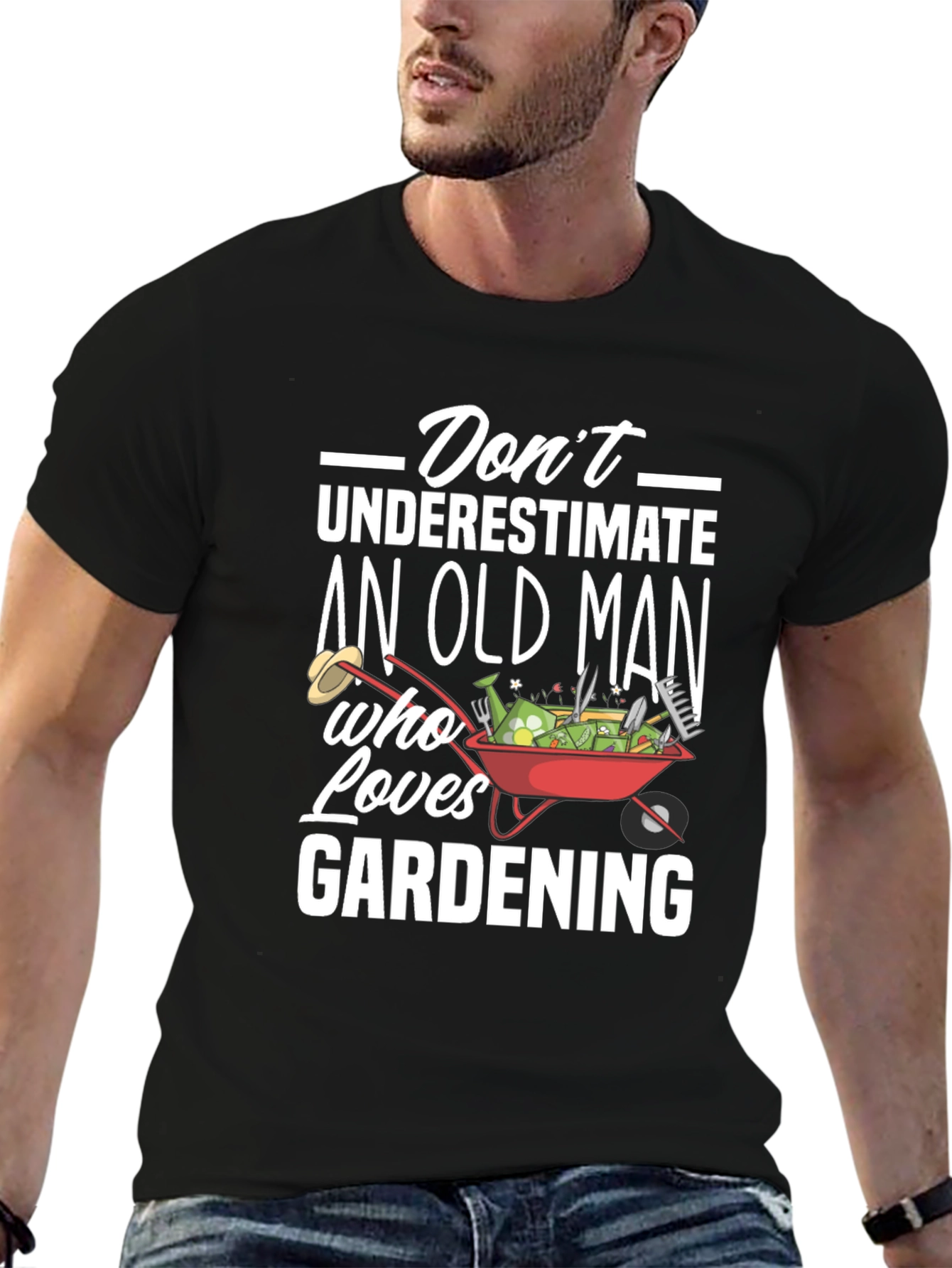 Funny Gardening Old Man T-Shirt