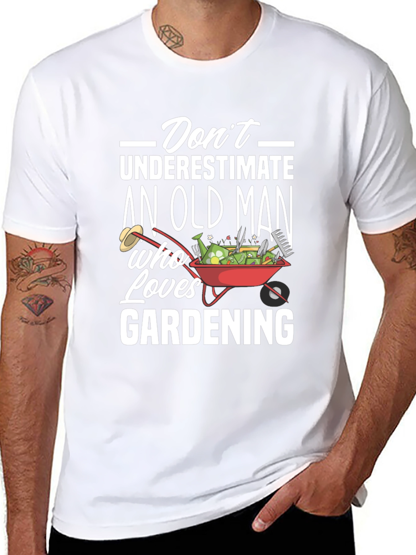 Funny Gardening Old Man T-Shirt