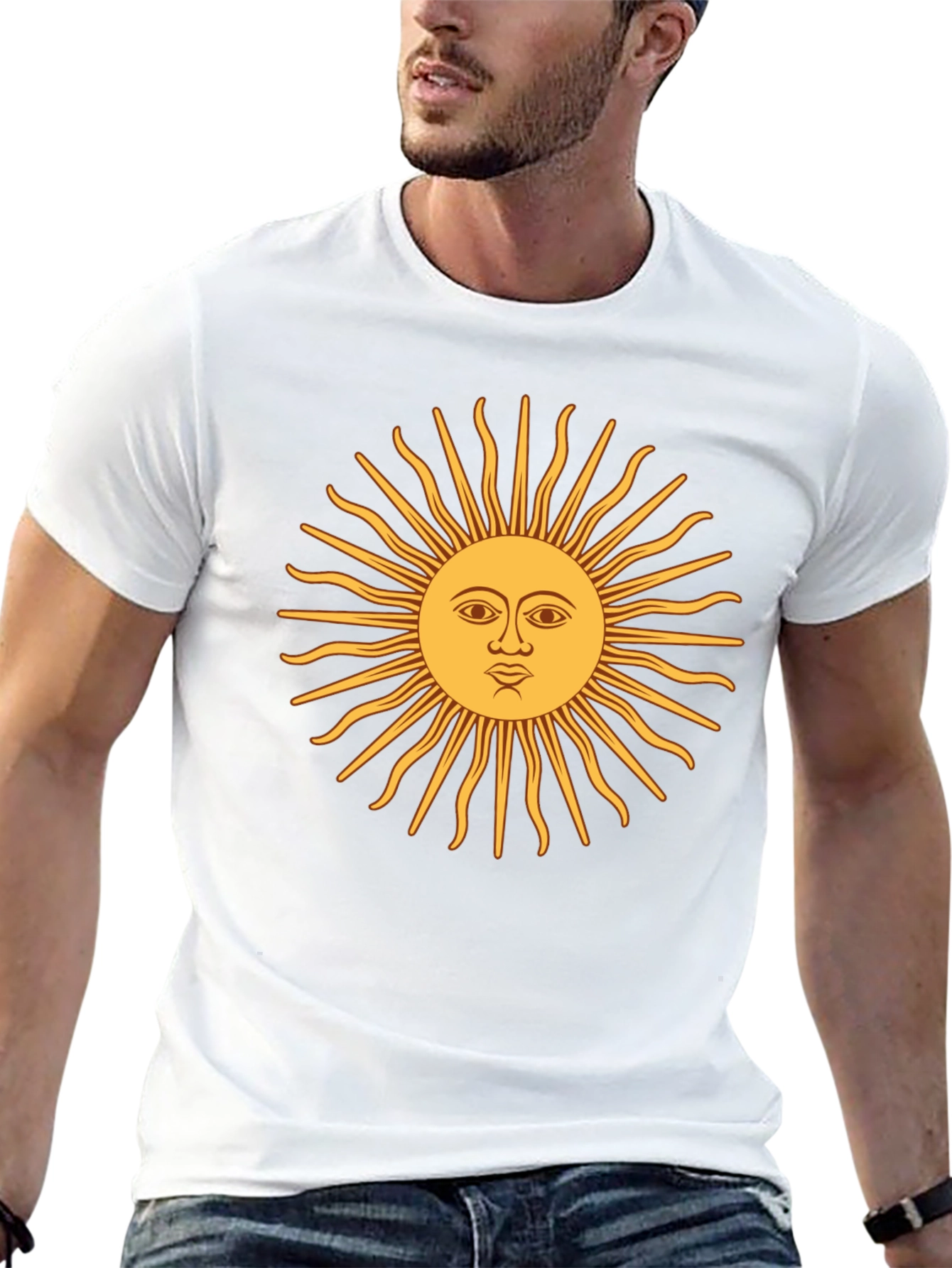 Sun Graphic Black T-Shirt