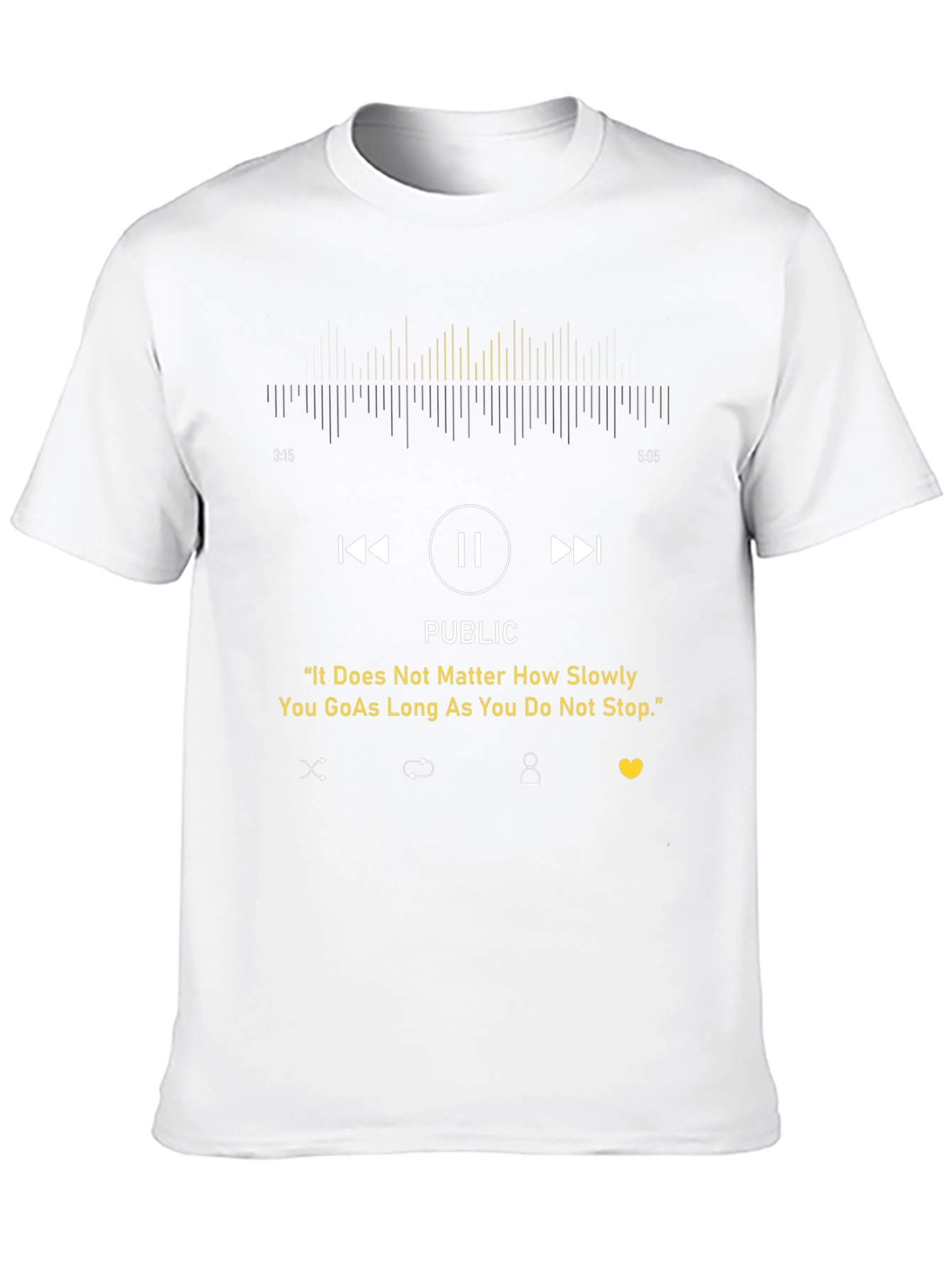 Inspirational Music Player T-Shirt