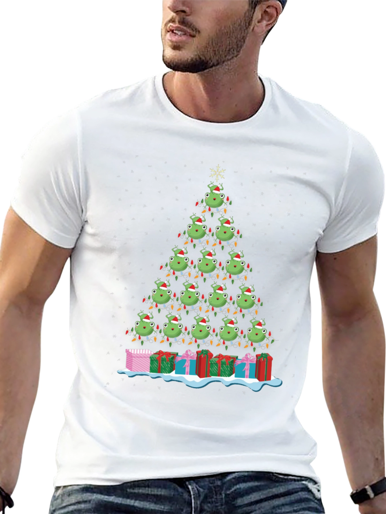 Festive Christmas Tree Grinch T-Shirt