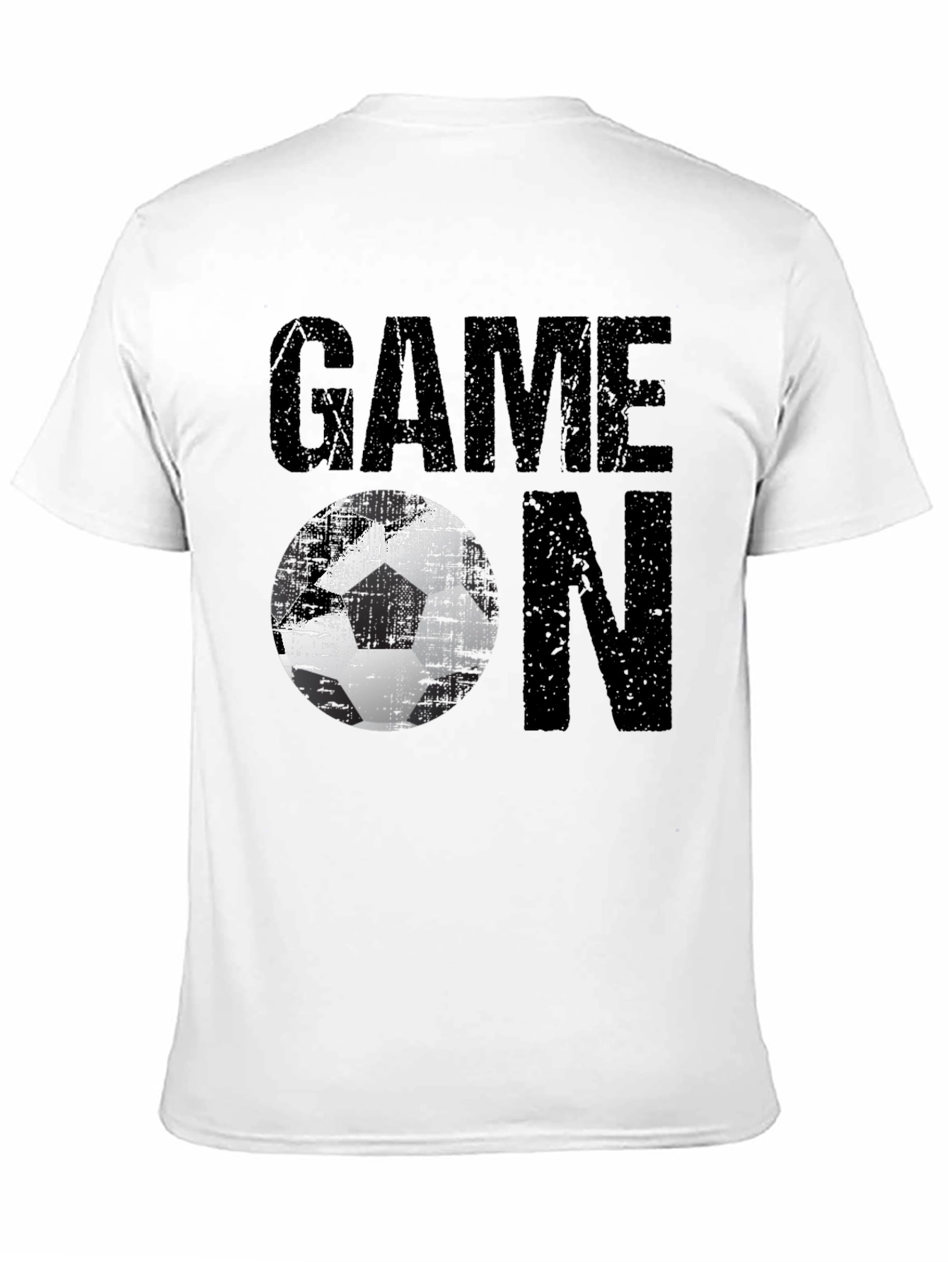 Game On Soccer Graphic Tee - Mens Black T-Shirt