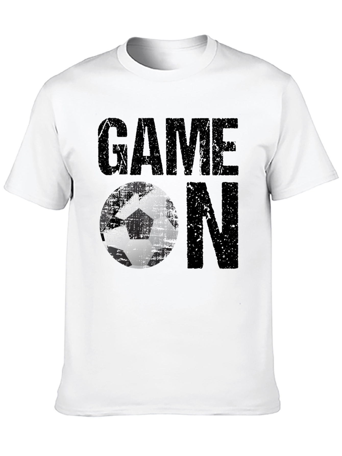 Game On Soccer Graphic Tee - Mens Black T-Shirt