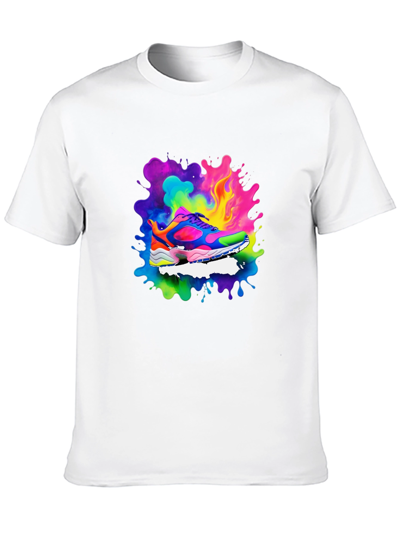 Colorful Shoe Graphic T-Shirt