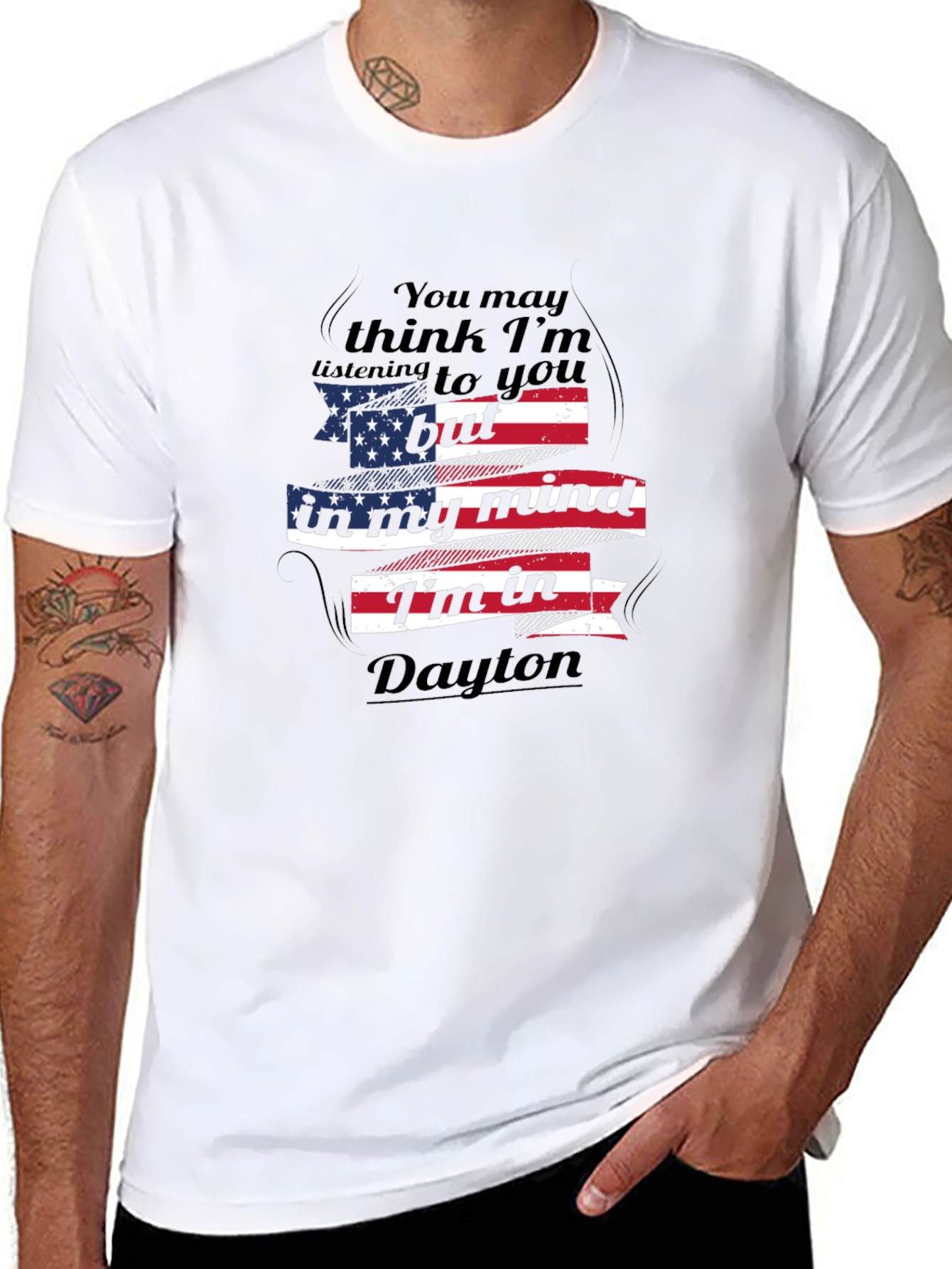 Dayton Mind USA Flag T-Shirt