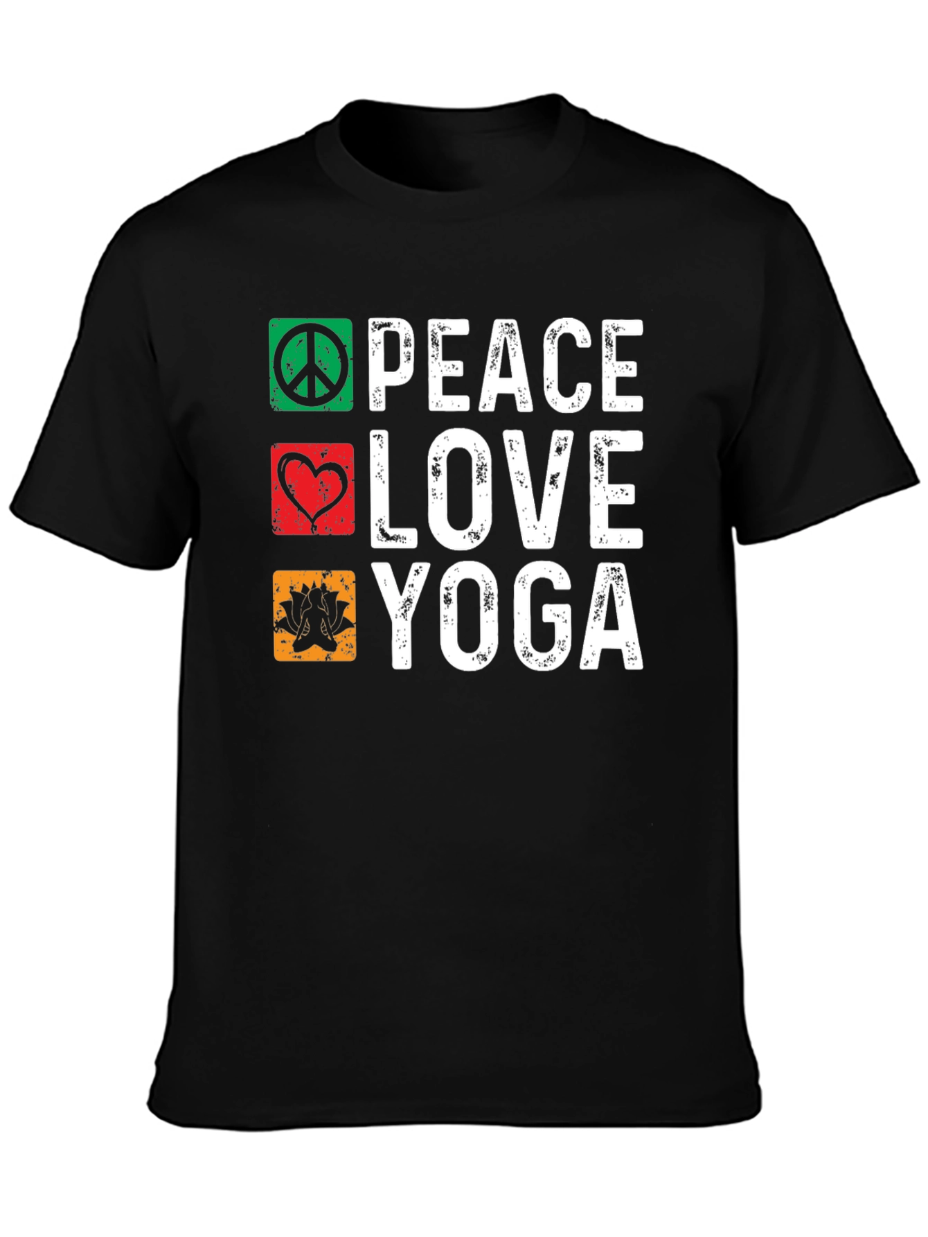 Peace Love Yoga Graphic Tee