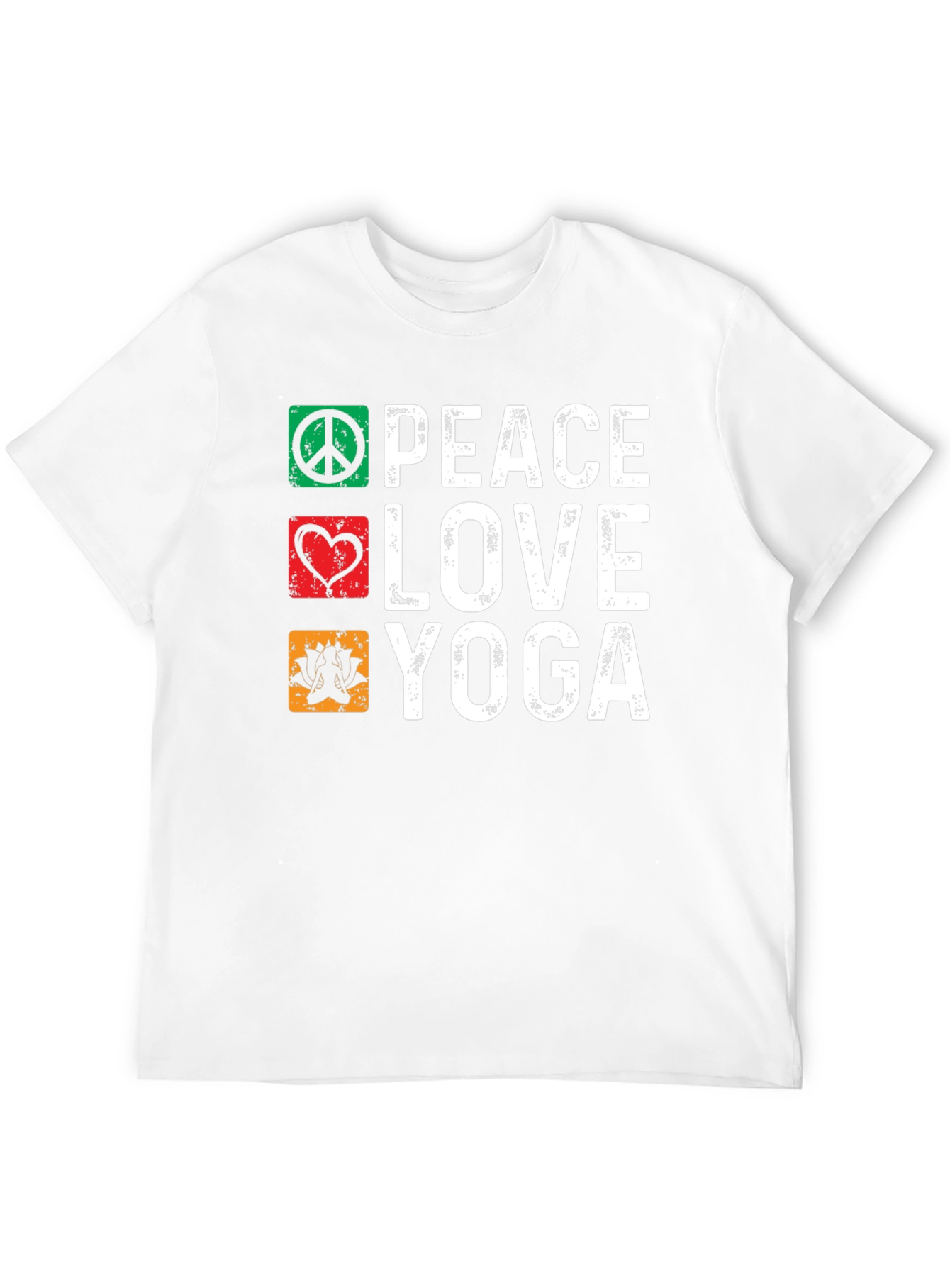 Peace Love Yoga Graphic Tee