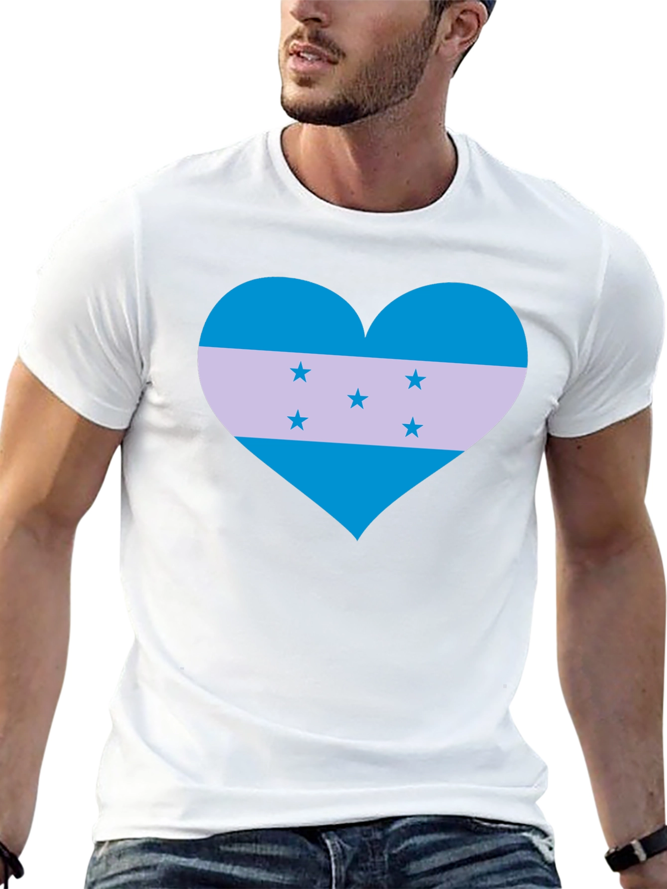 Honduras Flag Heart T-Shirt