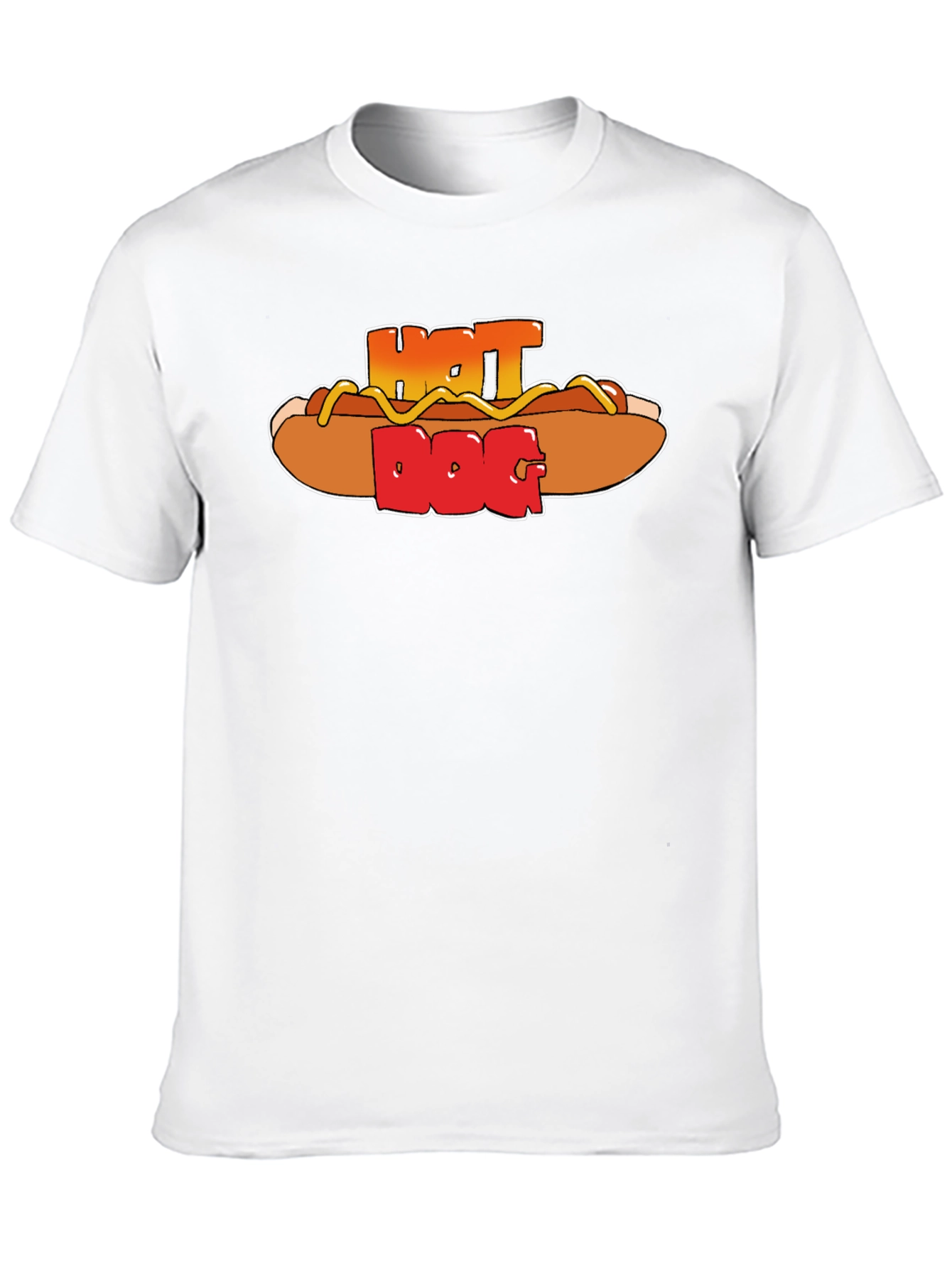 Hot Dog Graphic Print Tee