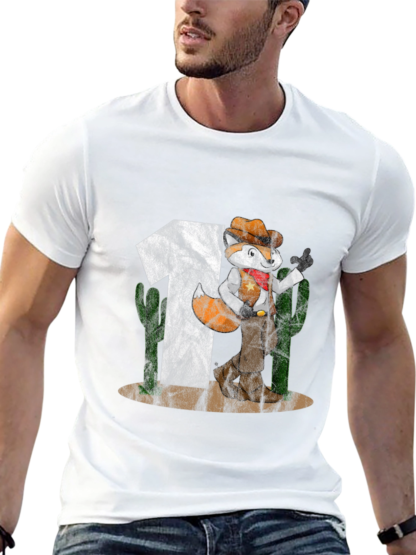 Cowboy Fox Graphic Tee