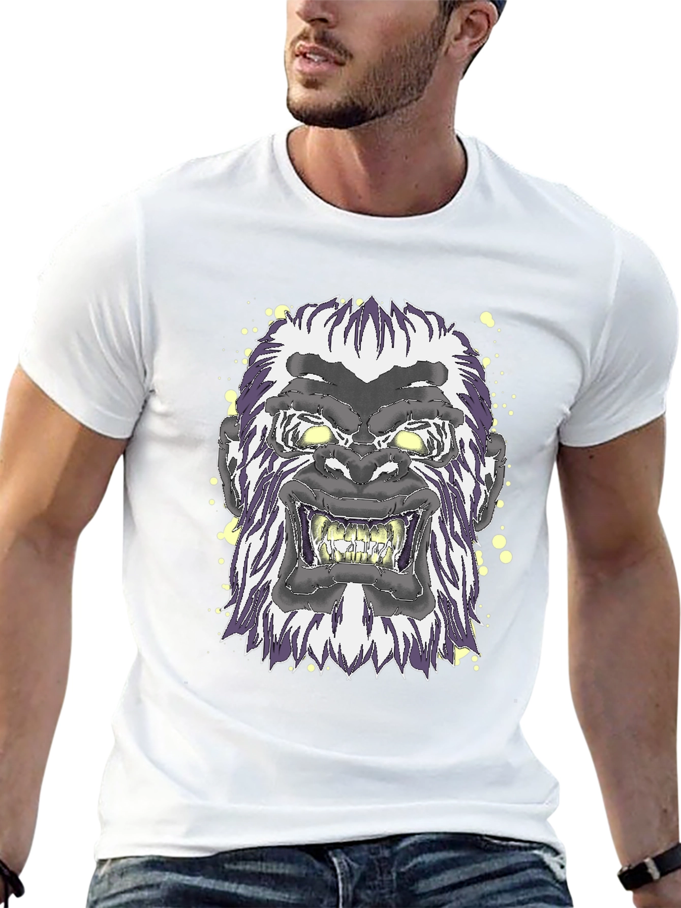 Gorilla Graphic Black T-Shirt