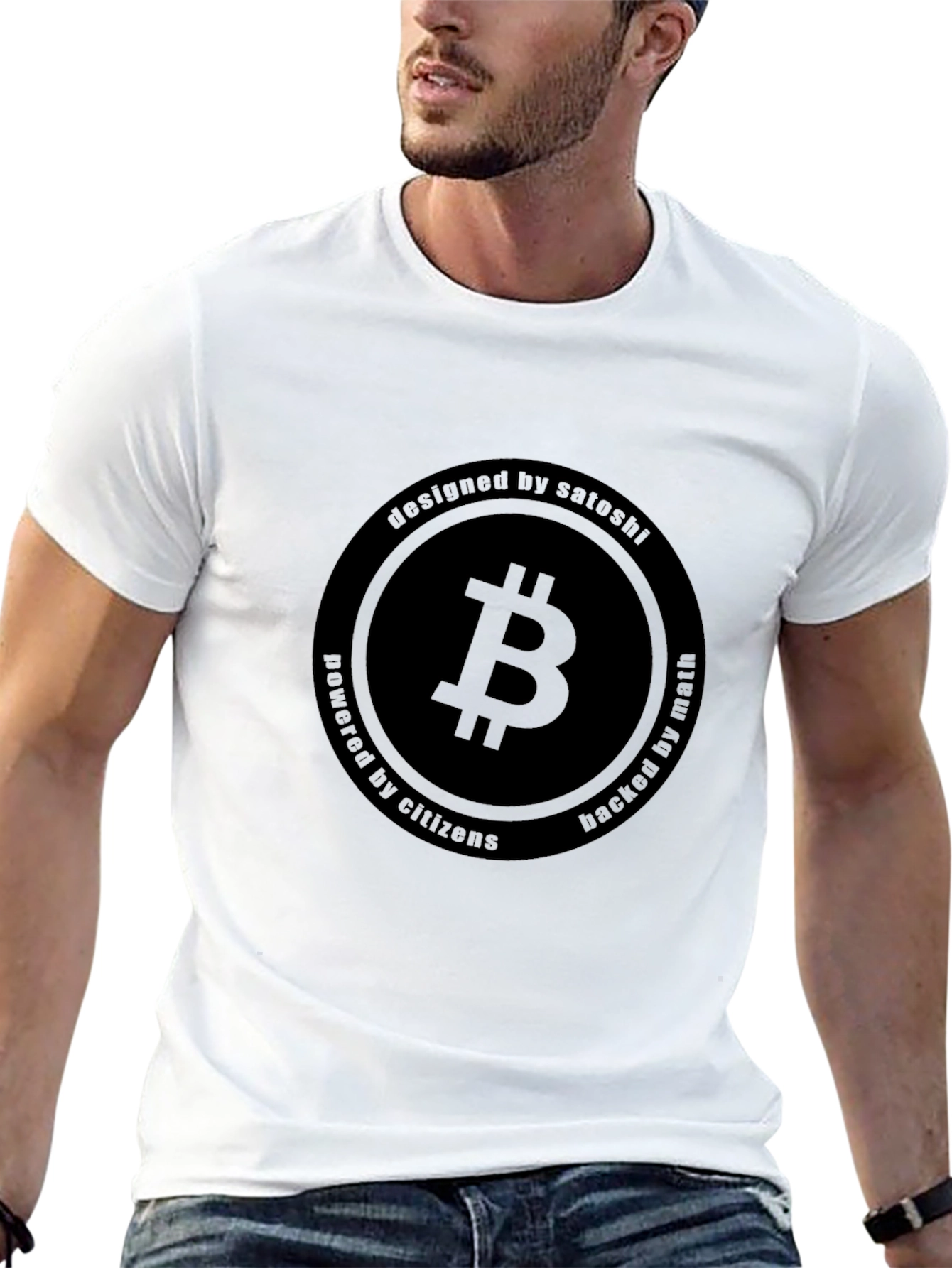 Bitcoin Crypto Graphic Tee - Designed by Satoshi