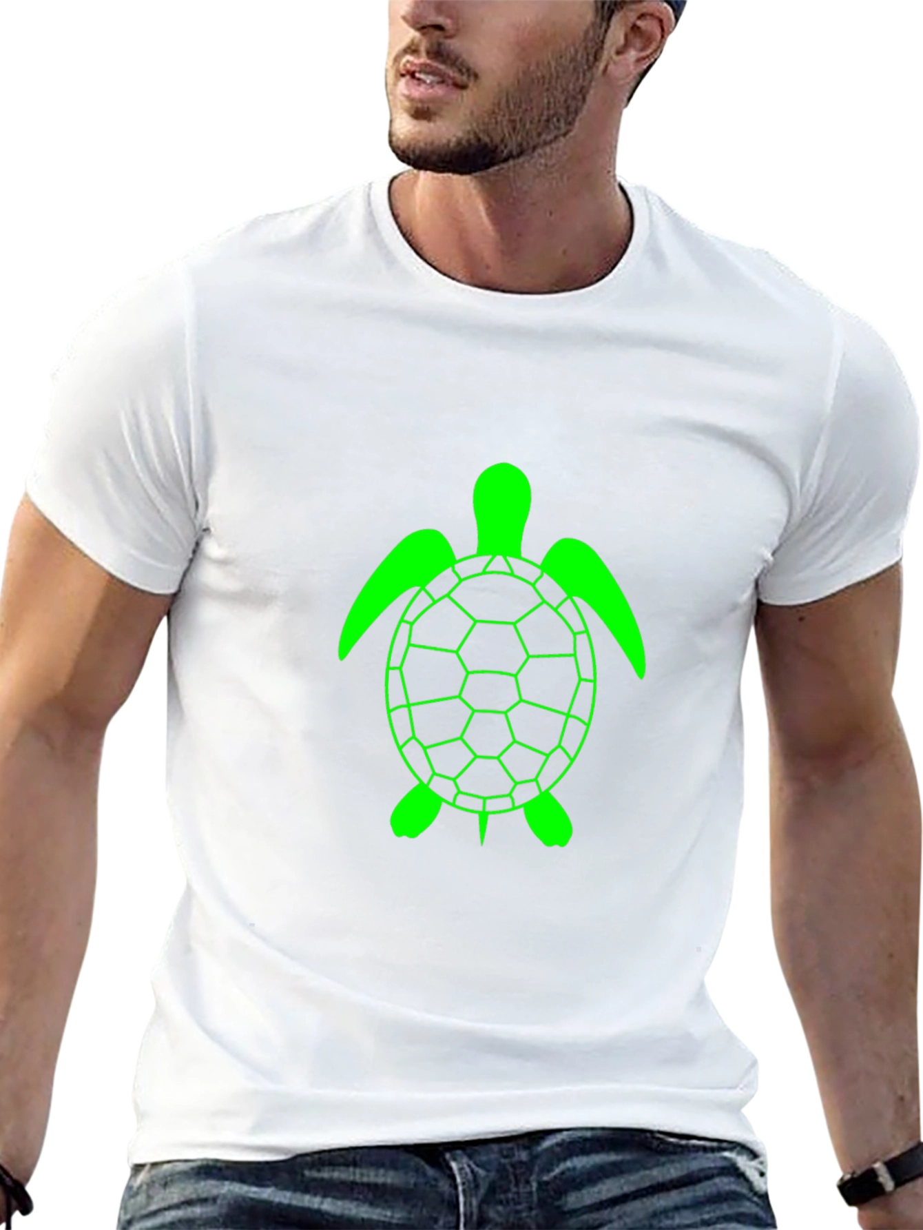 Black Turtle Graphic Tee - Casual Comfort