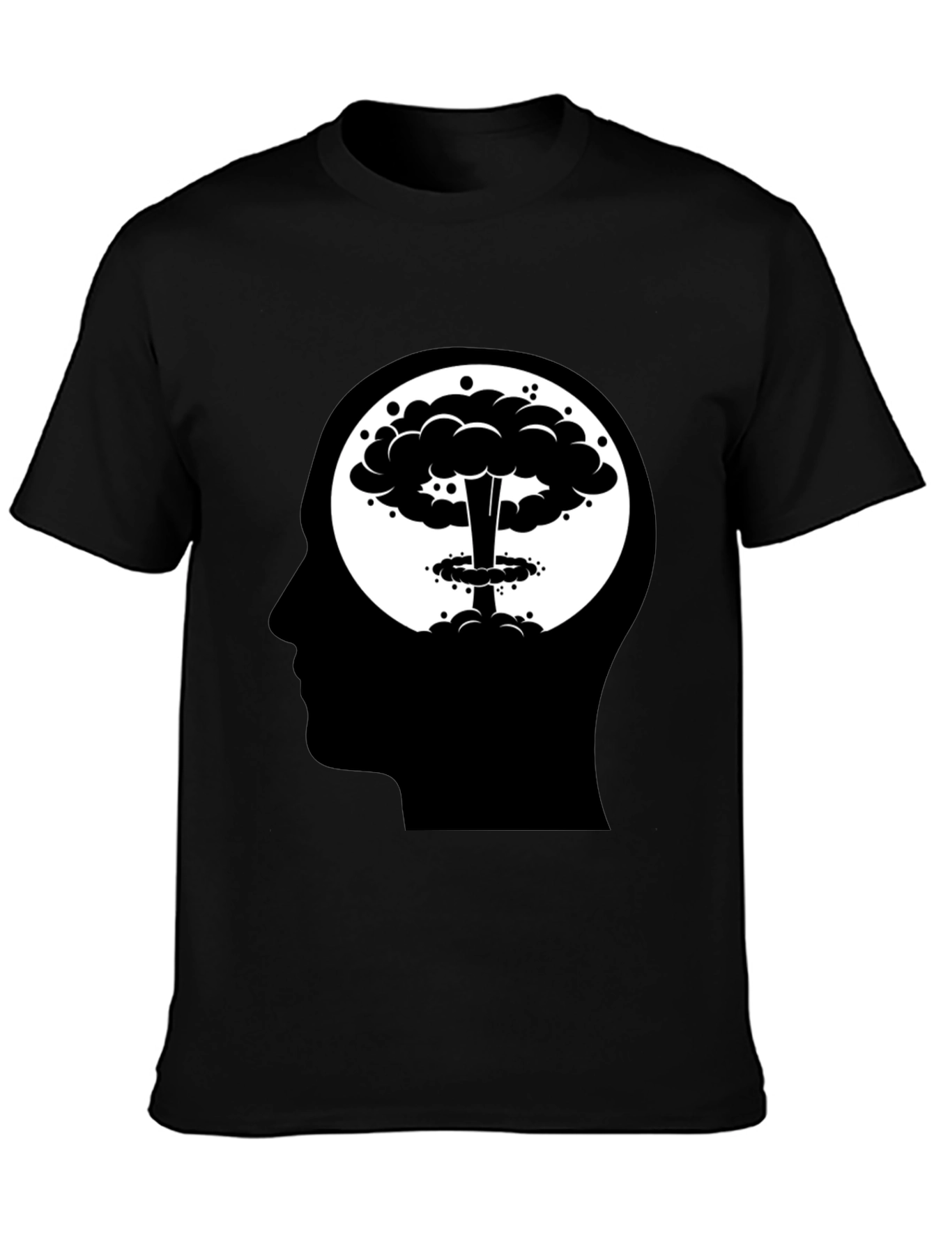 Atomic Mind T-Shirt - Black Cotton Blend Tee