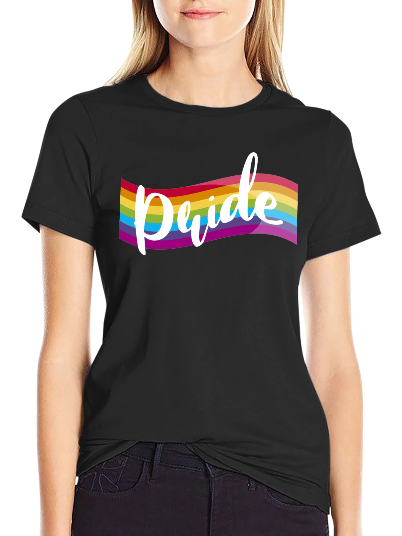 Pride Rainbow T-Shirt - LGBTQ+ Supporter Tee