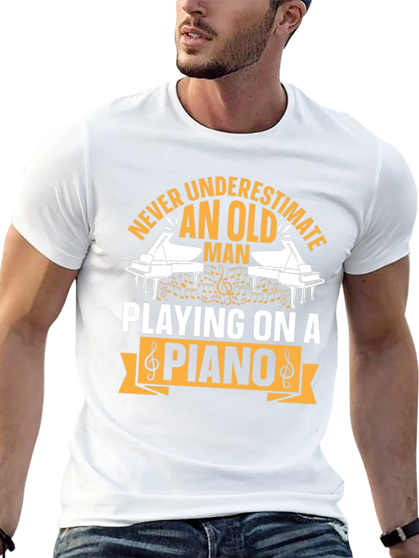 Never Underestimate an Old Man T-Shirt