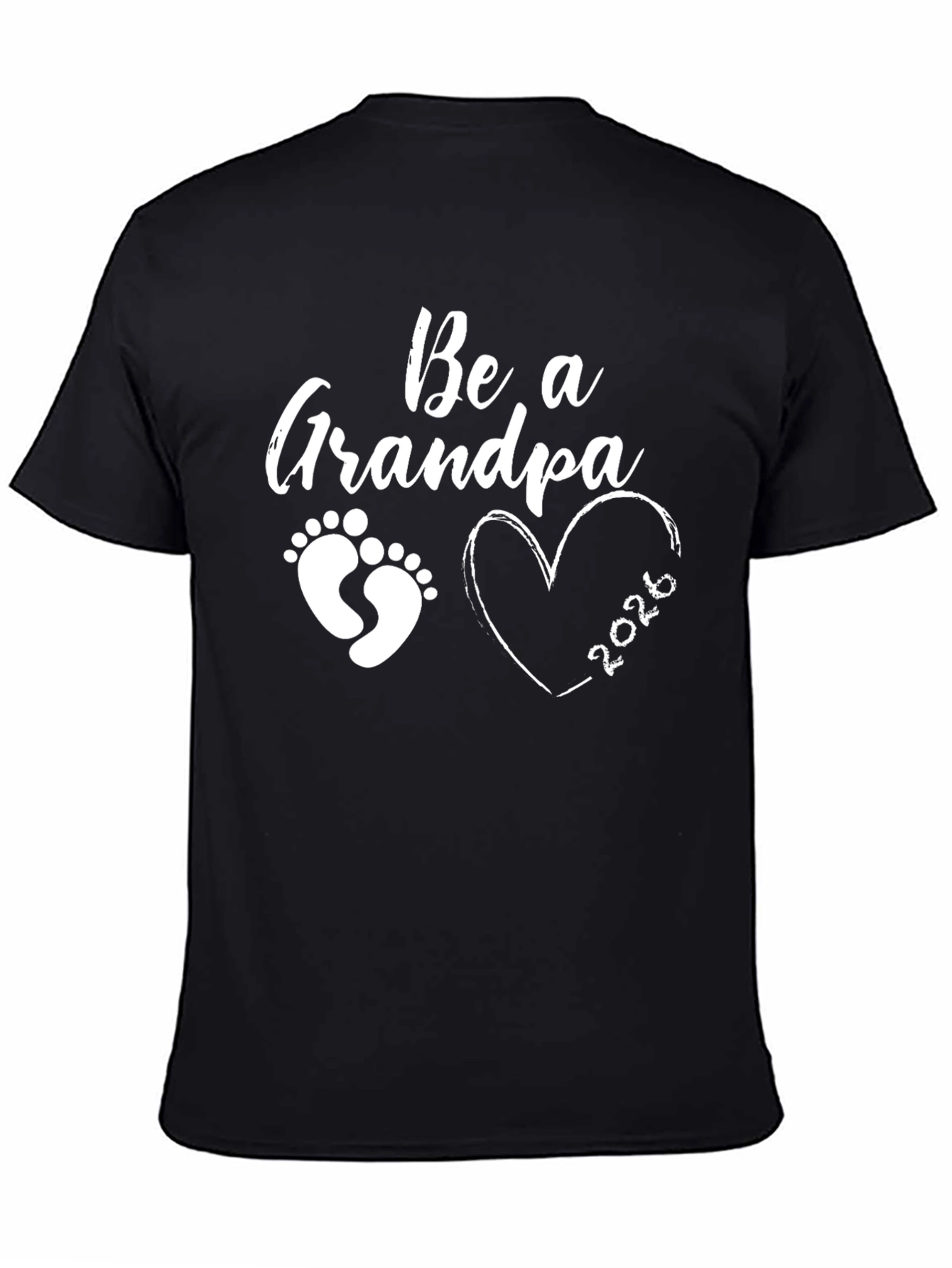 Be a Grandpa 2026 Black T-Shirt