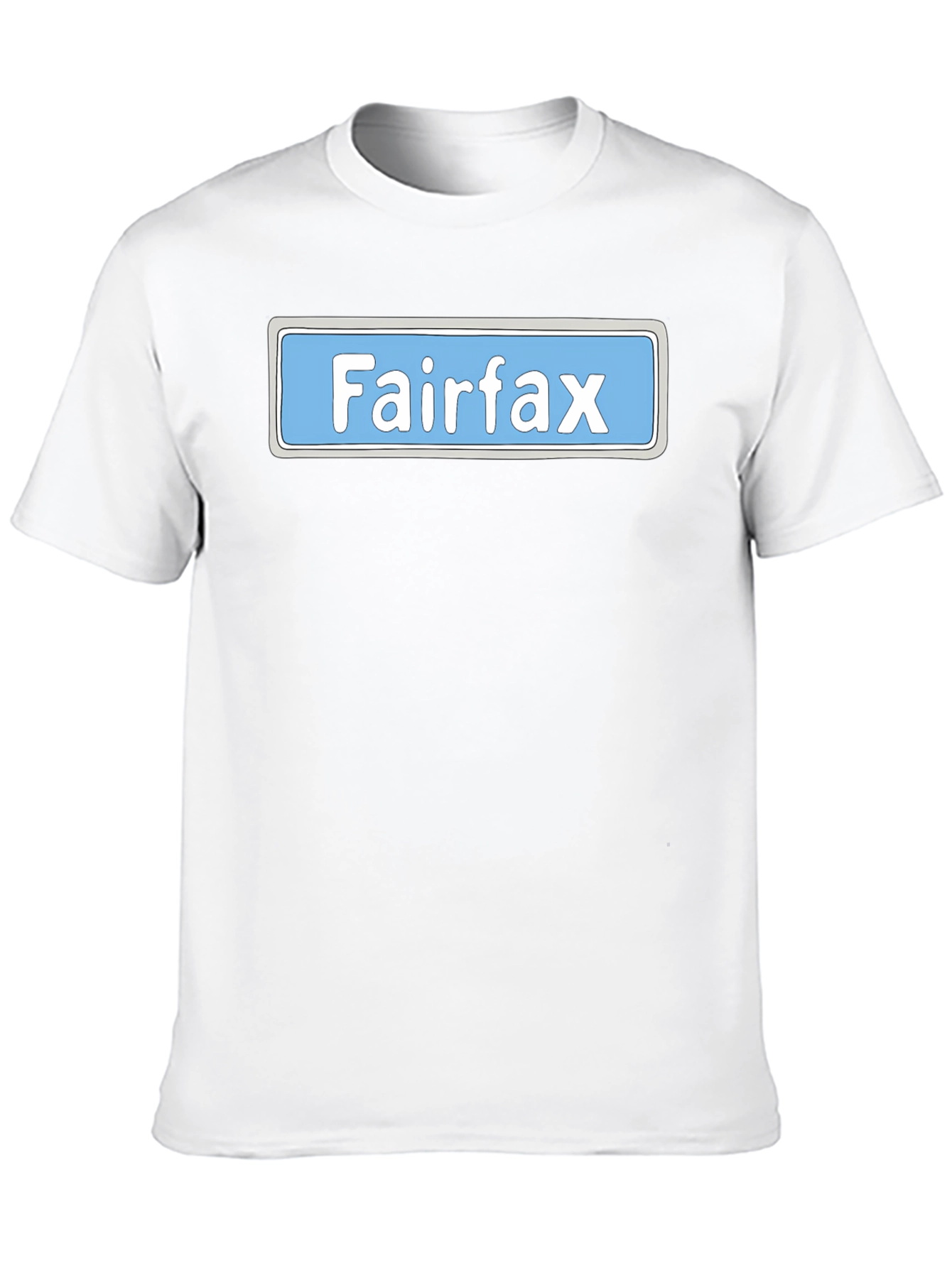 Fairfax Street Sign Graphic Tee - Novelty Shirt