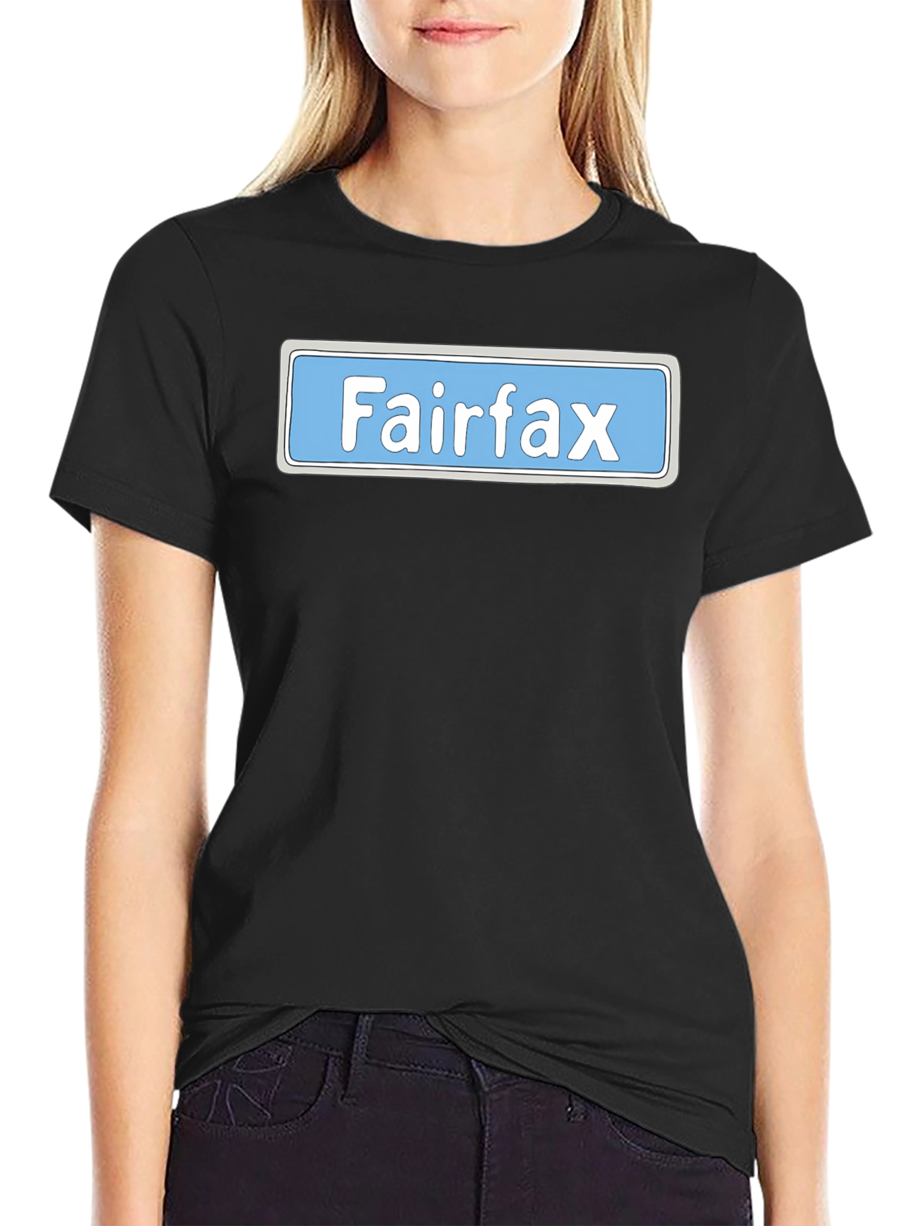 Fairfax Street Sign Graphic Tee - Novelty Shirt