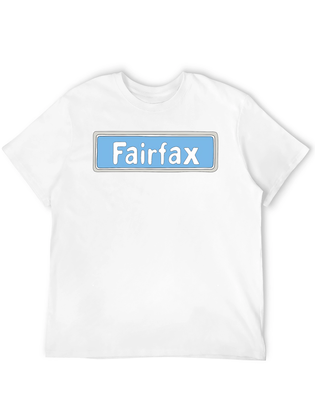 Fairfax Street Sign Graphic Tee - Novelty Shirt