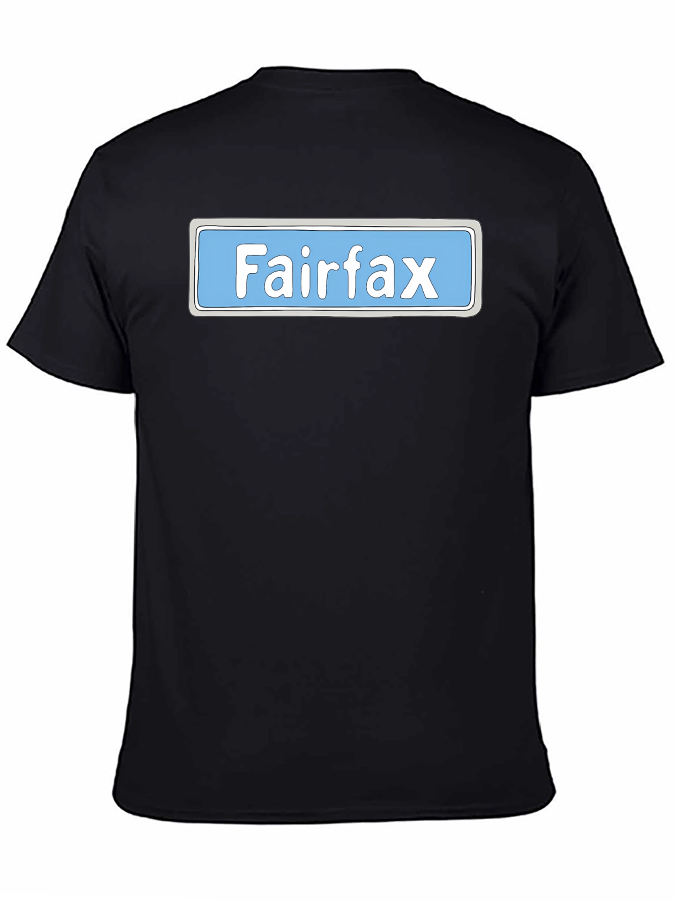 Fairfax Street Sign Graphic Tee - Novelty Shirt