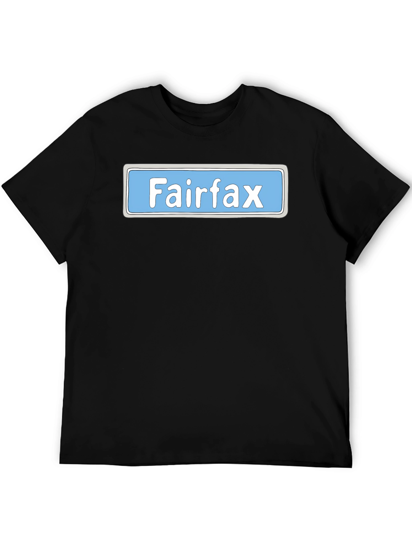 Fairfax Street Sign Graphic Tee - Novelty Shirt
