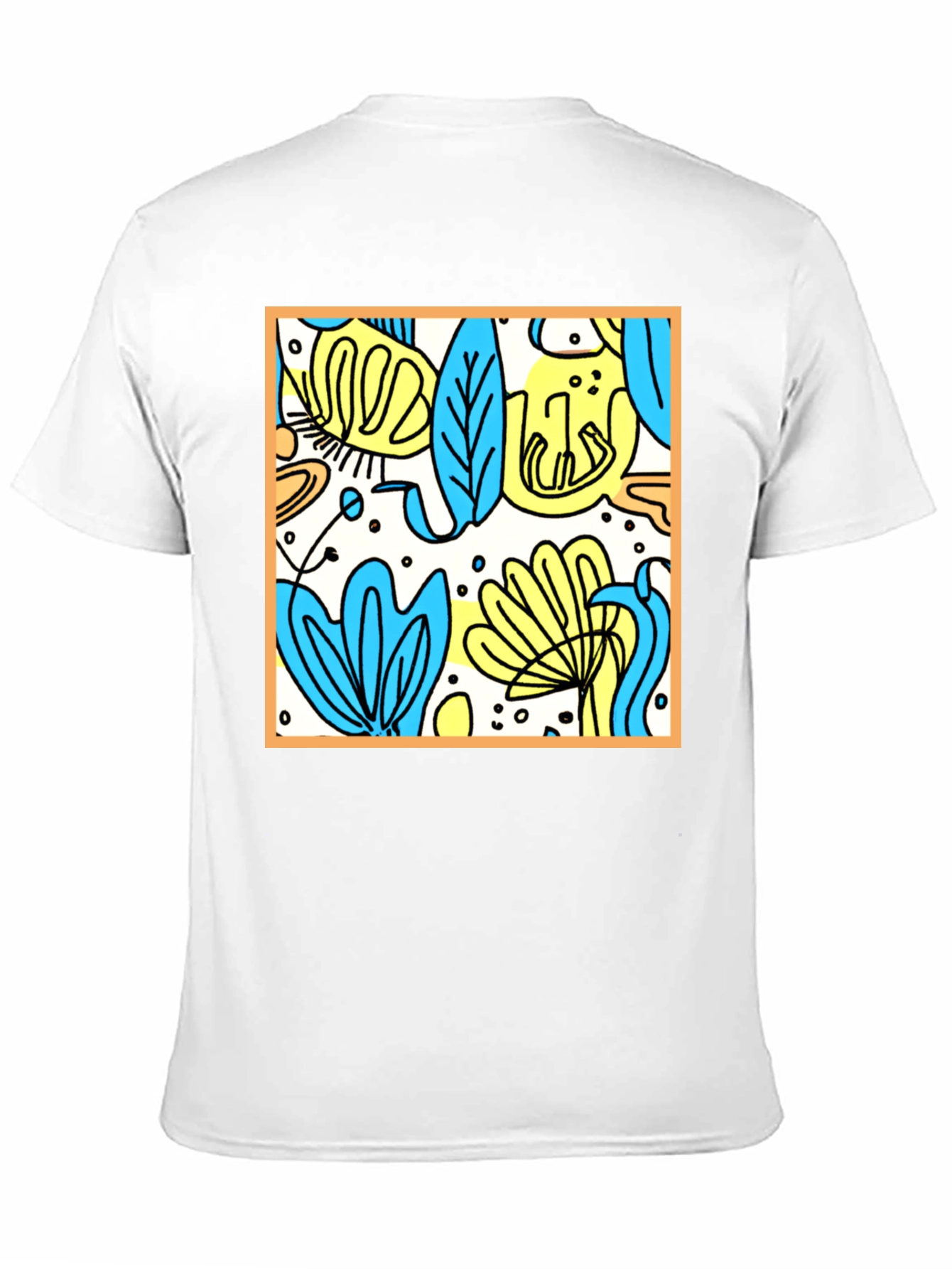 Abstract Floral T-Shirt - Modern Graphic Tee