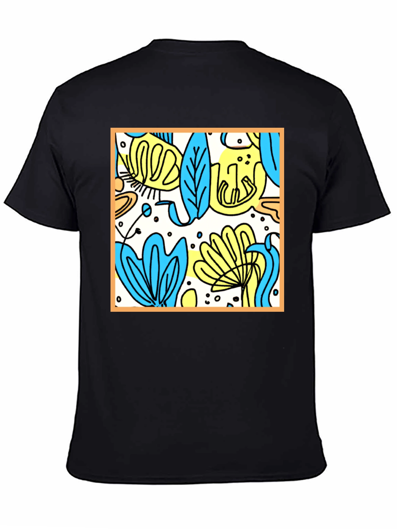 Abstract Floral T-Shirt - Modern Graphic Tee