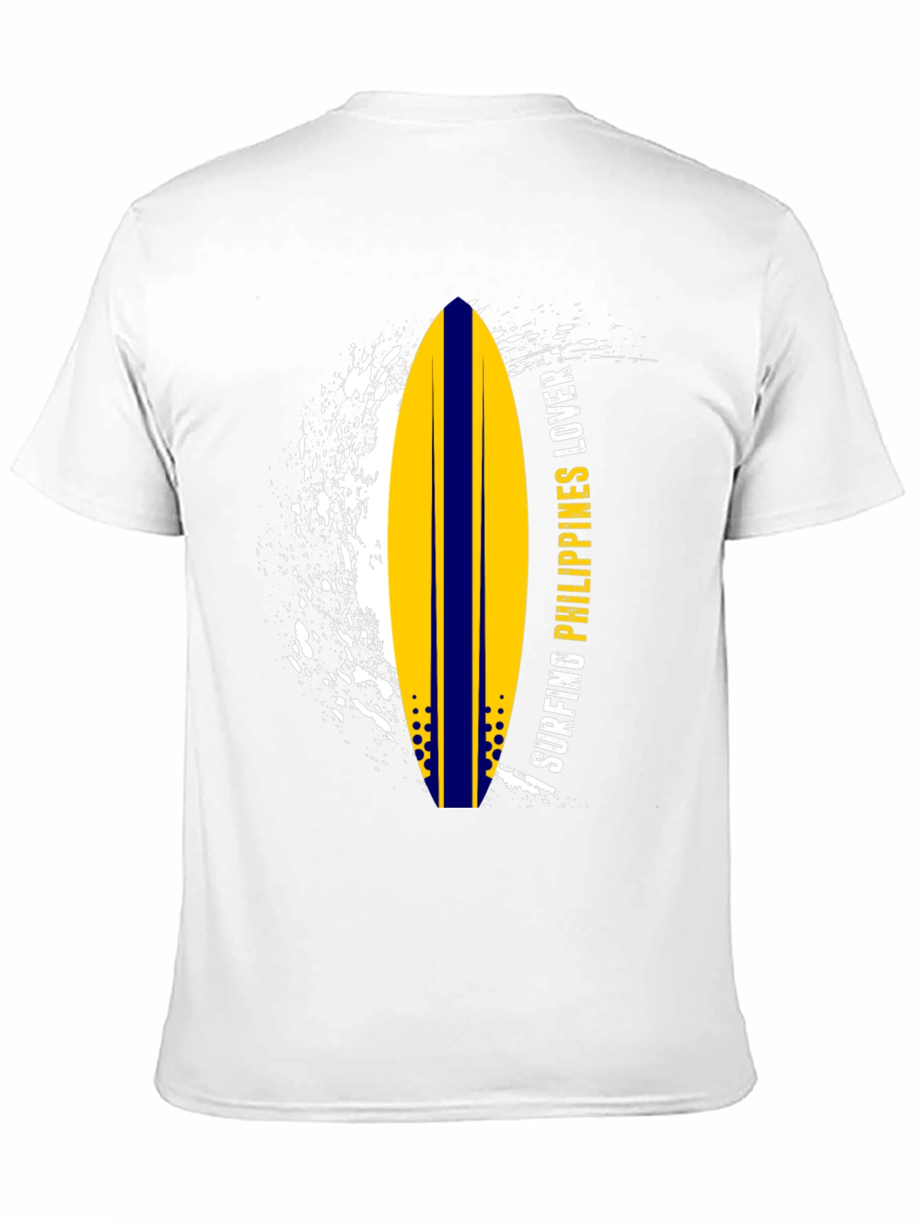 Surfing Philippines Lover Graphic Tee - Black