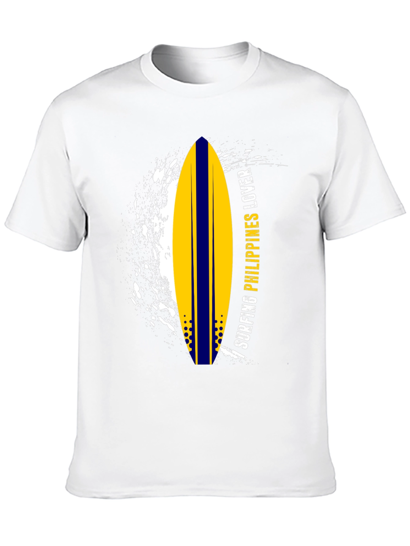 Surfing Philippines Lover Graphic Tee - Black
