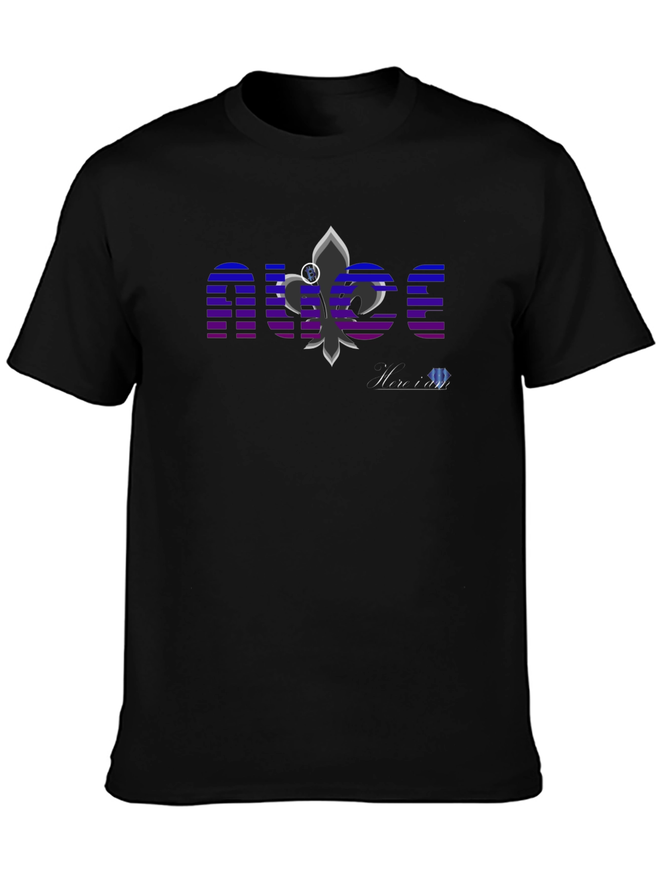 NOLA Graphic Tee - Mens Black Cotton T-Shirt