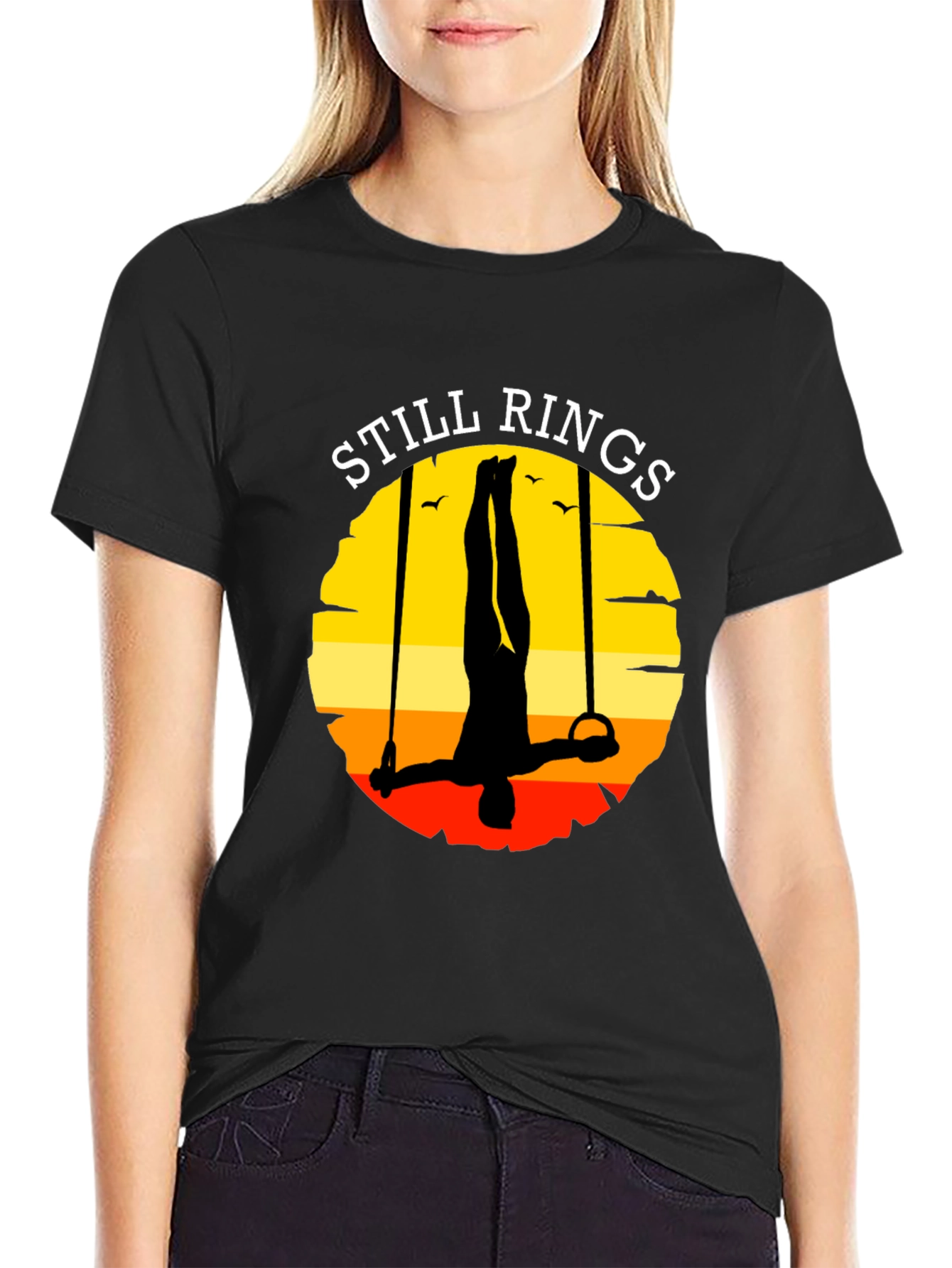 Still Rings Graphic T-Shirt Gymnast Apparel
