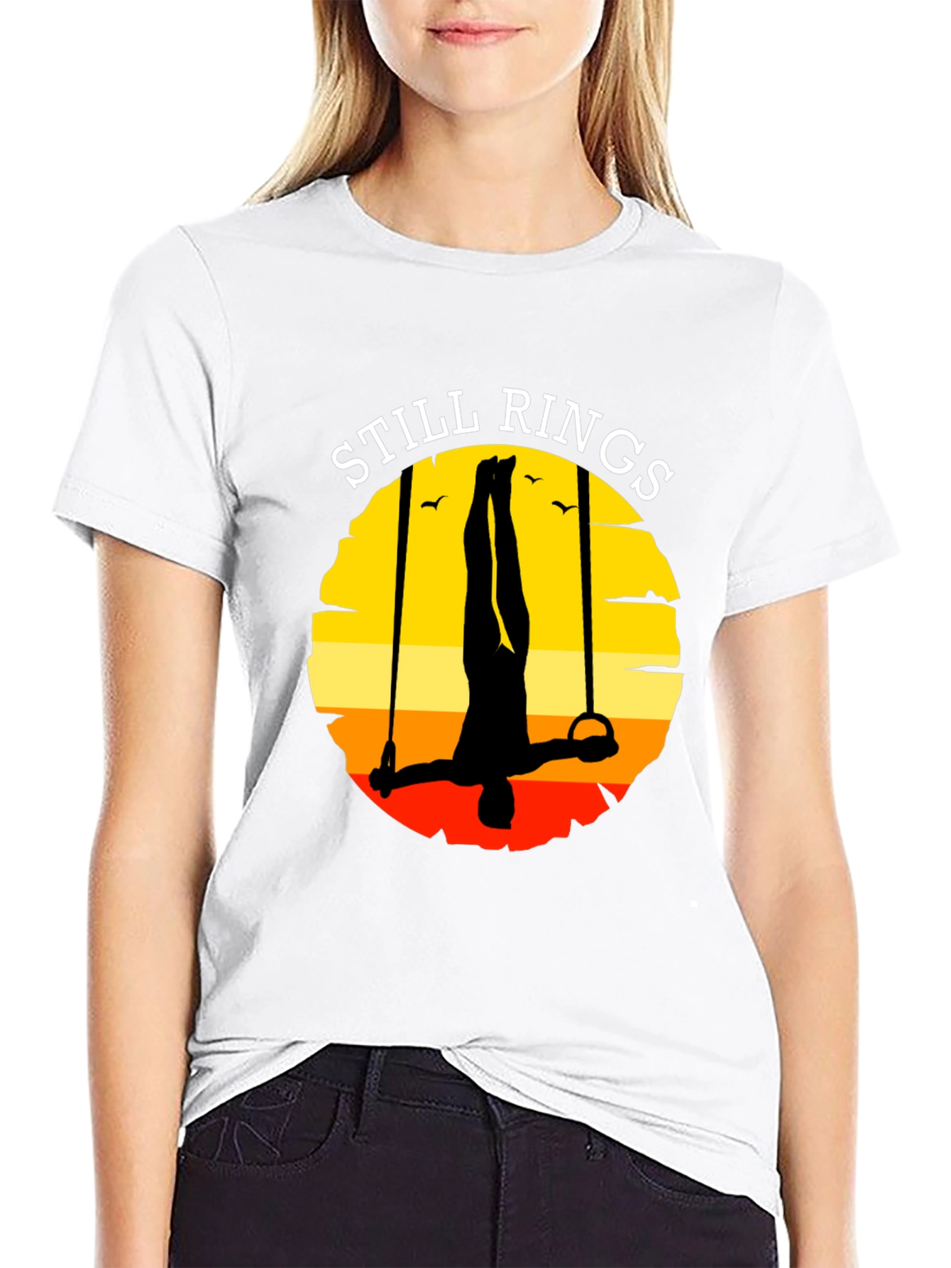 Still Rings Graphic T-Shirt Gymnast Apparel