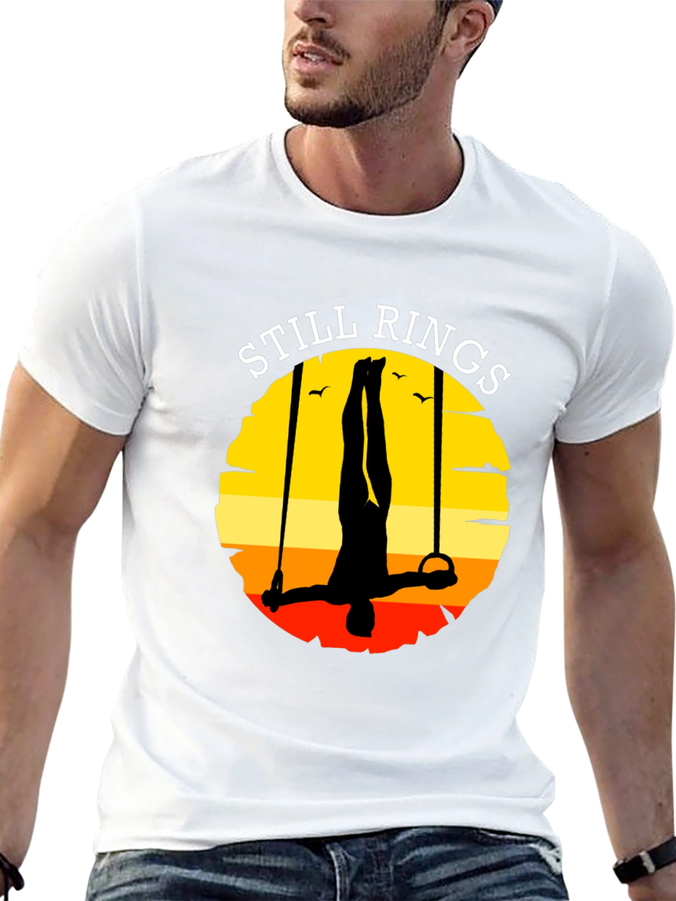 Still Rings Graphic T-Shirt Gymnast Apparel