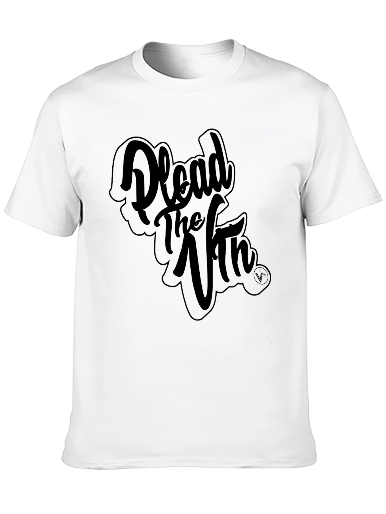 Plead the Vth Black Graphic T-Shirt
