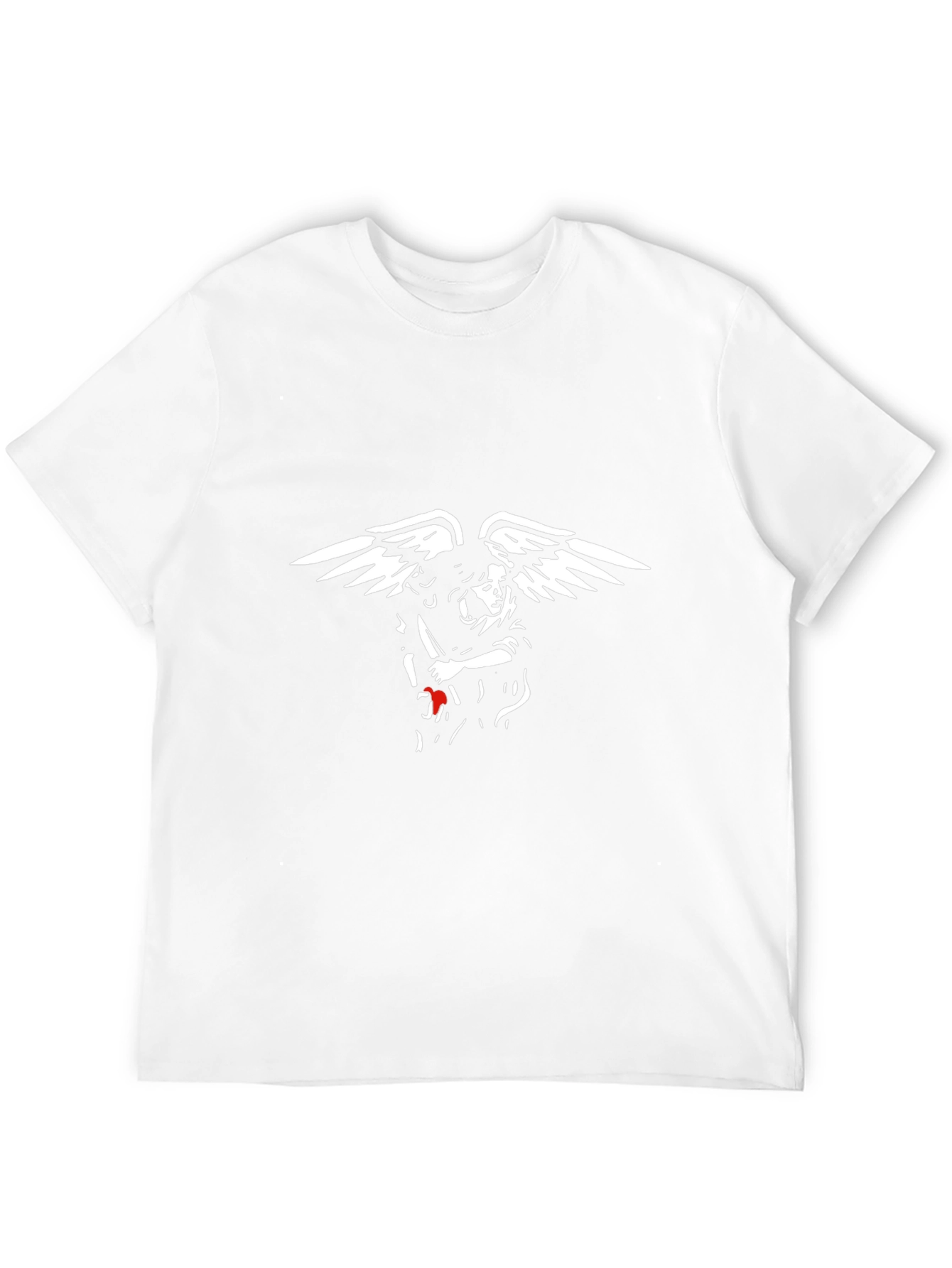 Angel with Knife Black T-Shirt