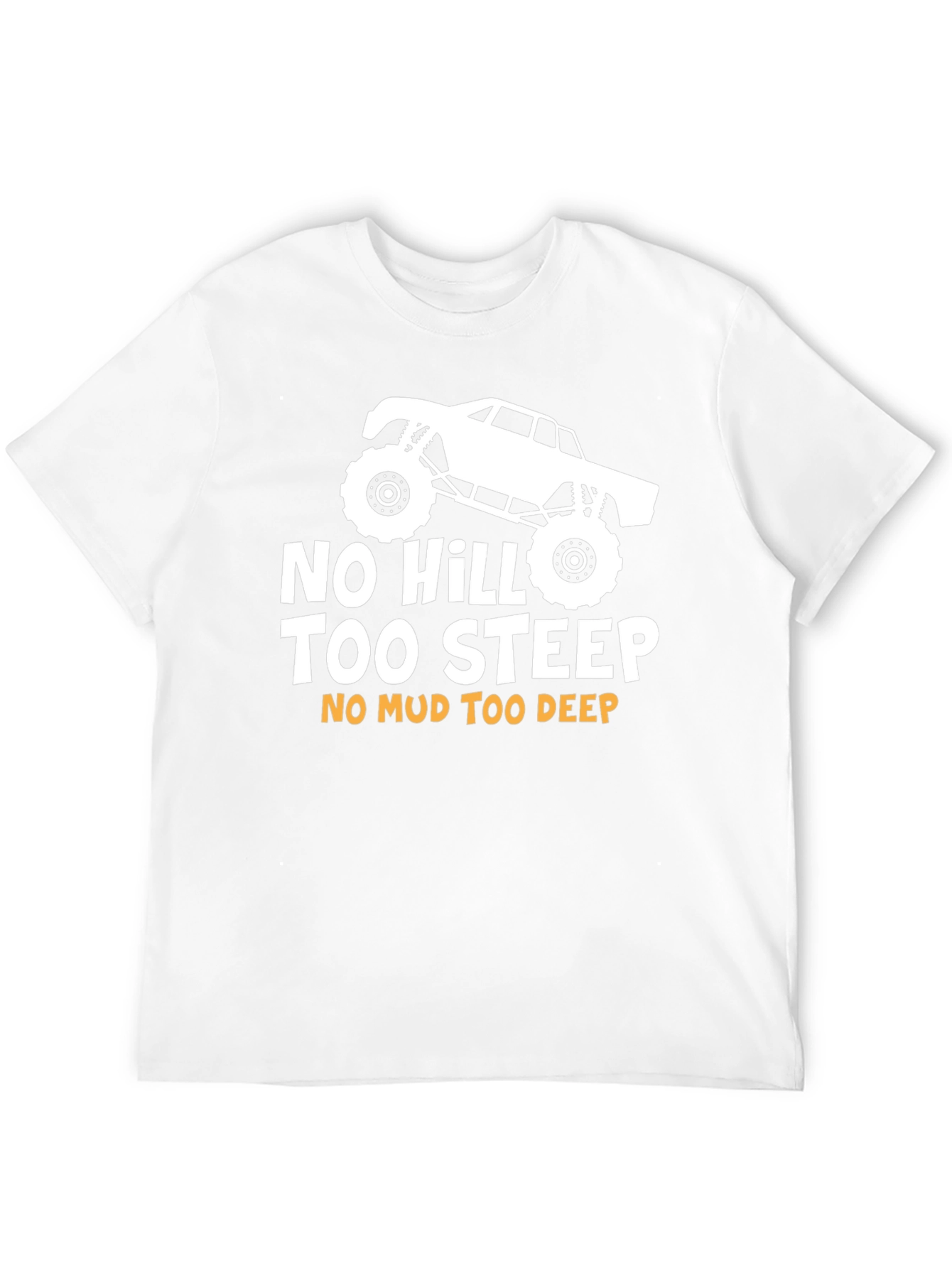 No Hill Too Steep Black Graphic Tee